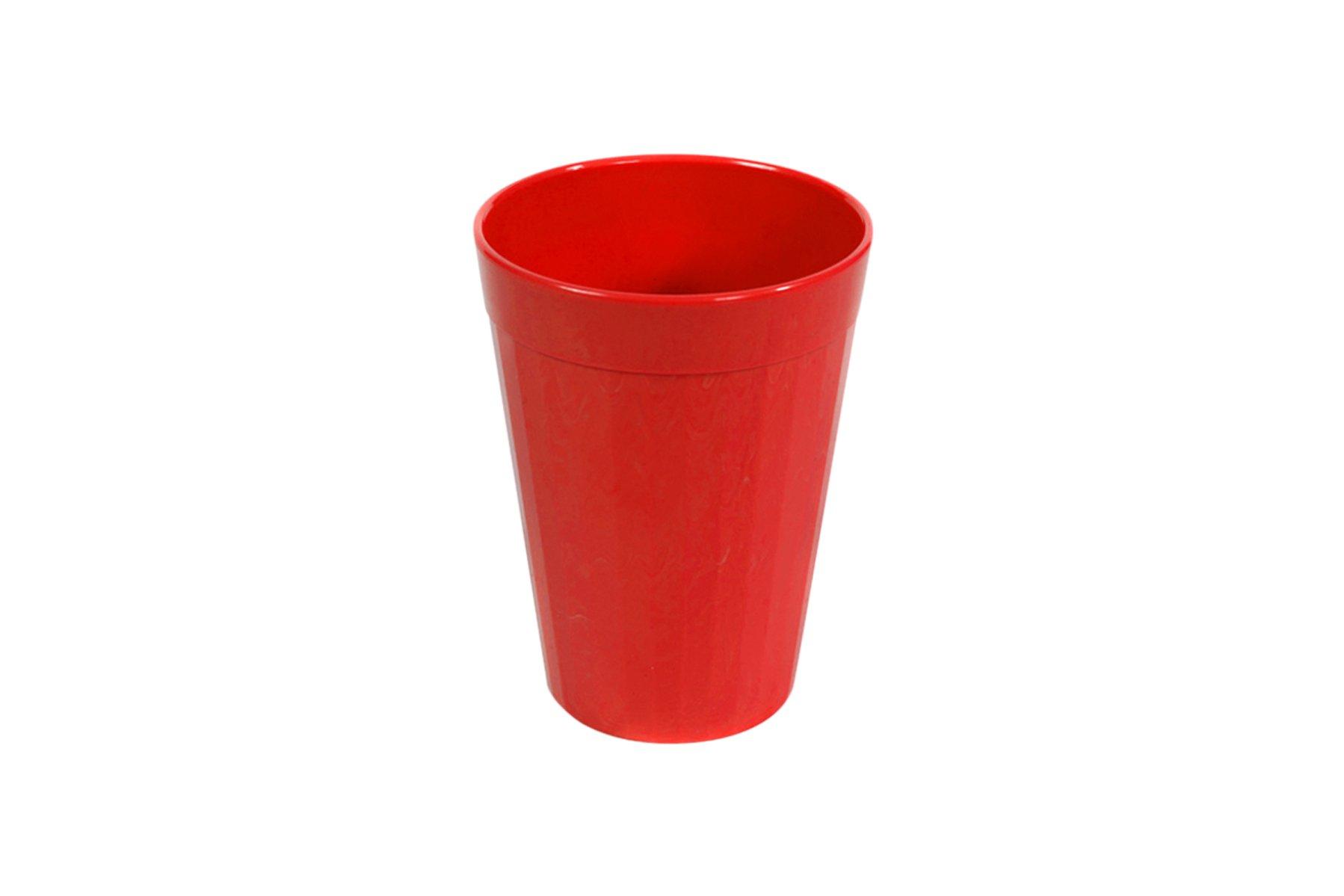 Poly Fluted Tumbler Red 150ml