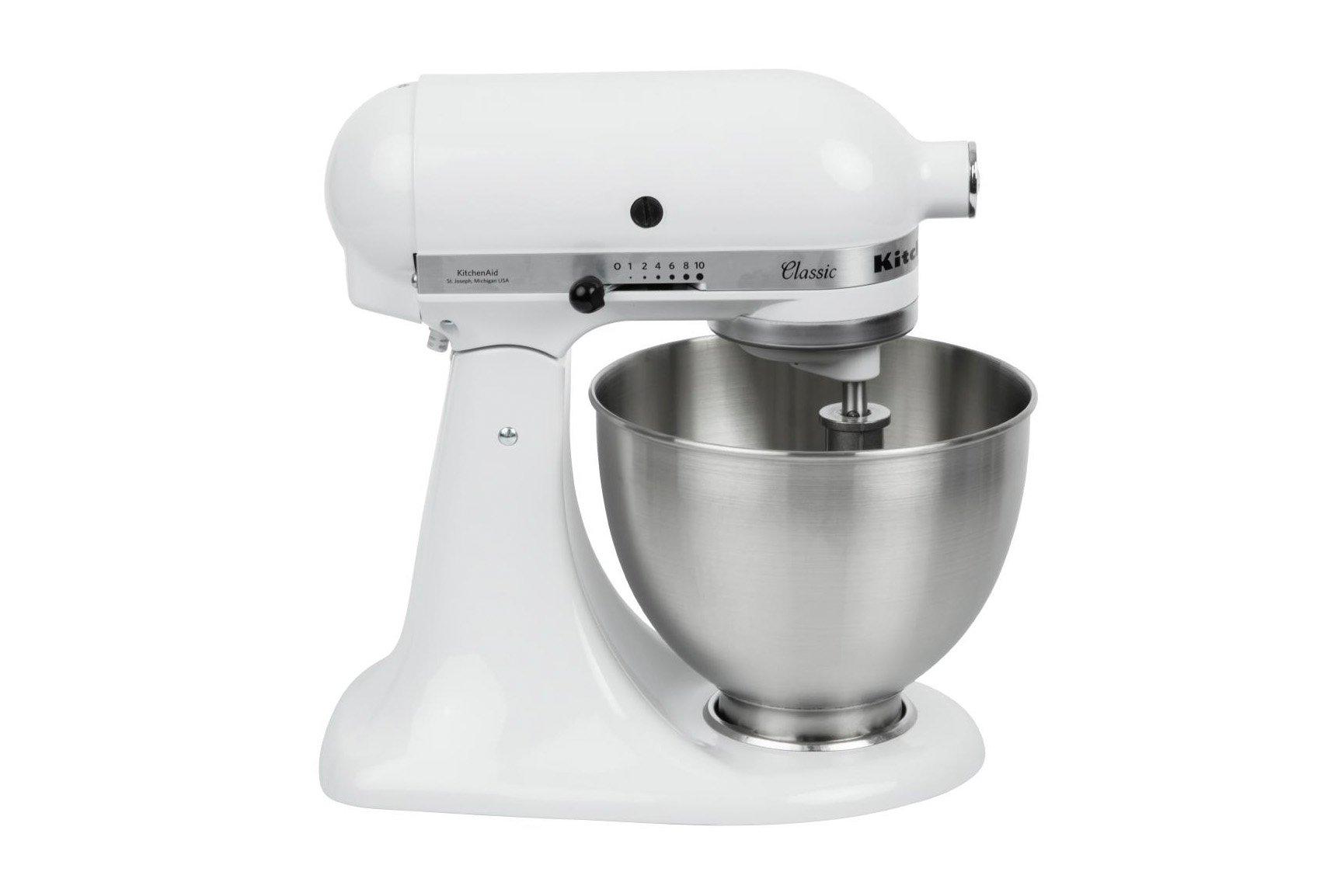 5K45SSBWH KitchenAid K45 Classic Tilt Head Mixer White 4.3L