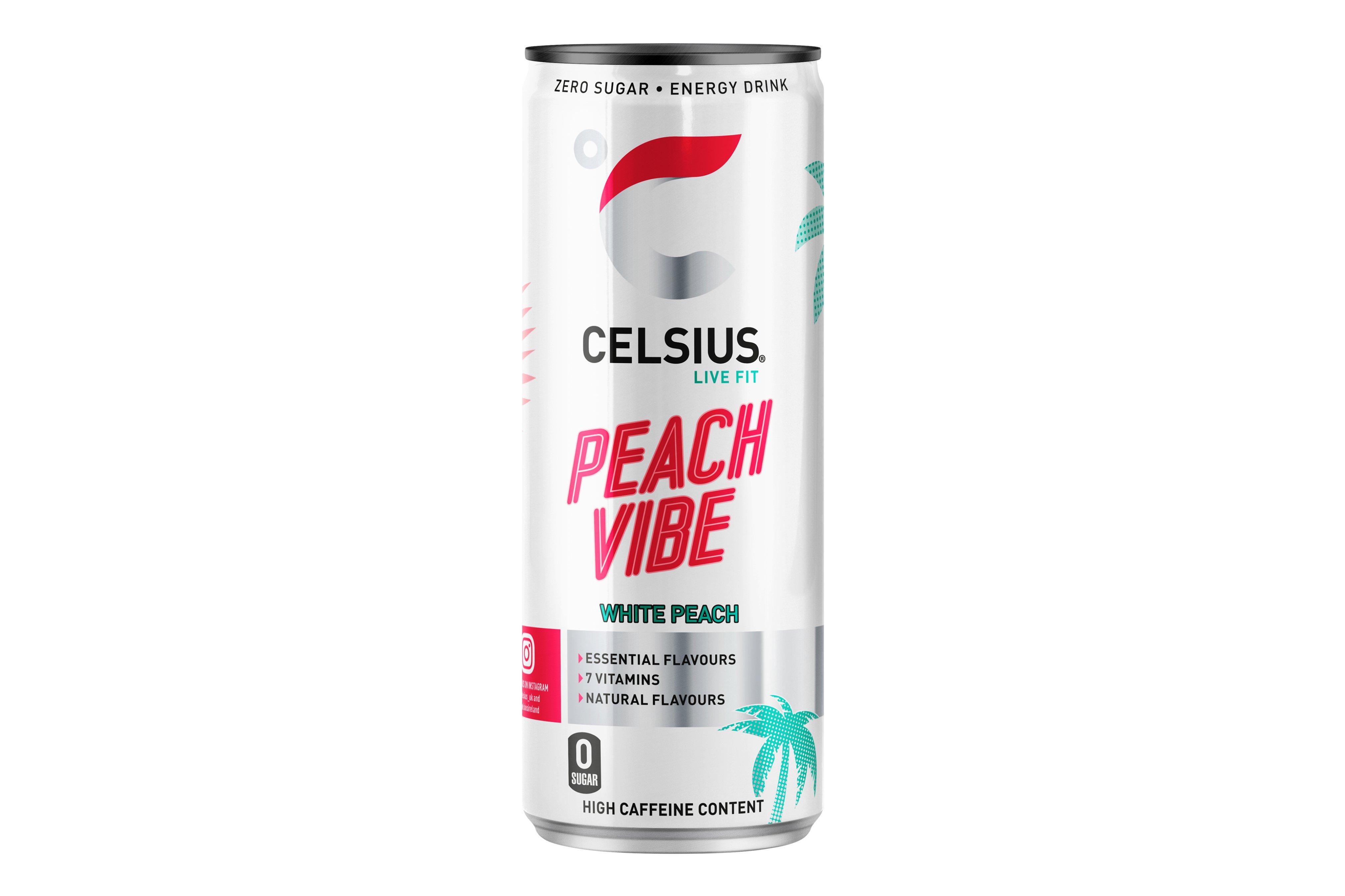 Celsius Peach Vibe
