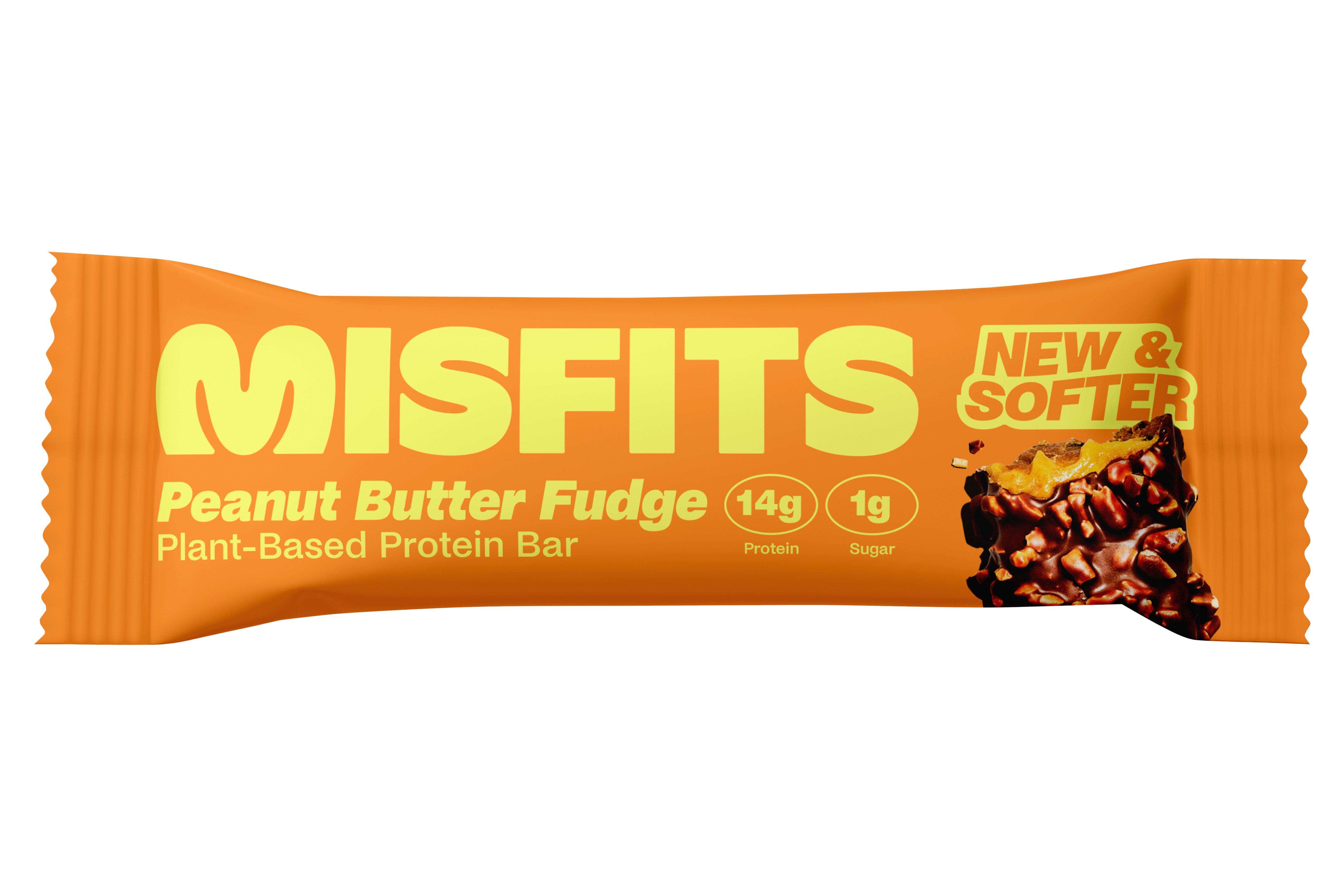 Misfits Peanut Butter Plant-Powered Protein Bar