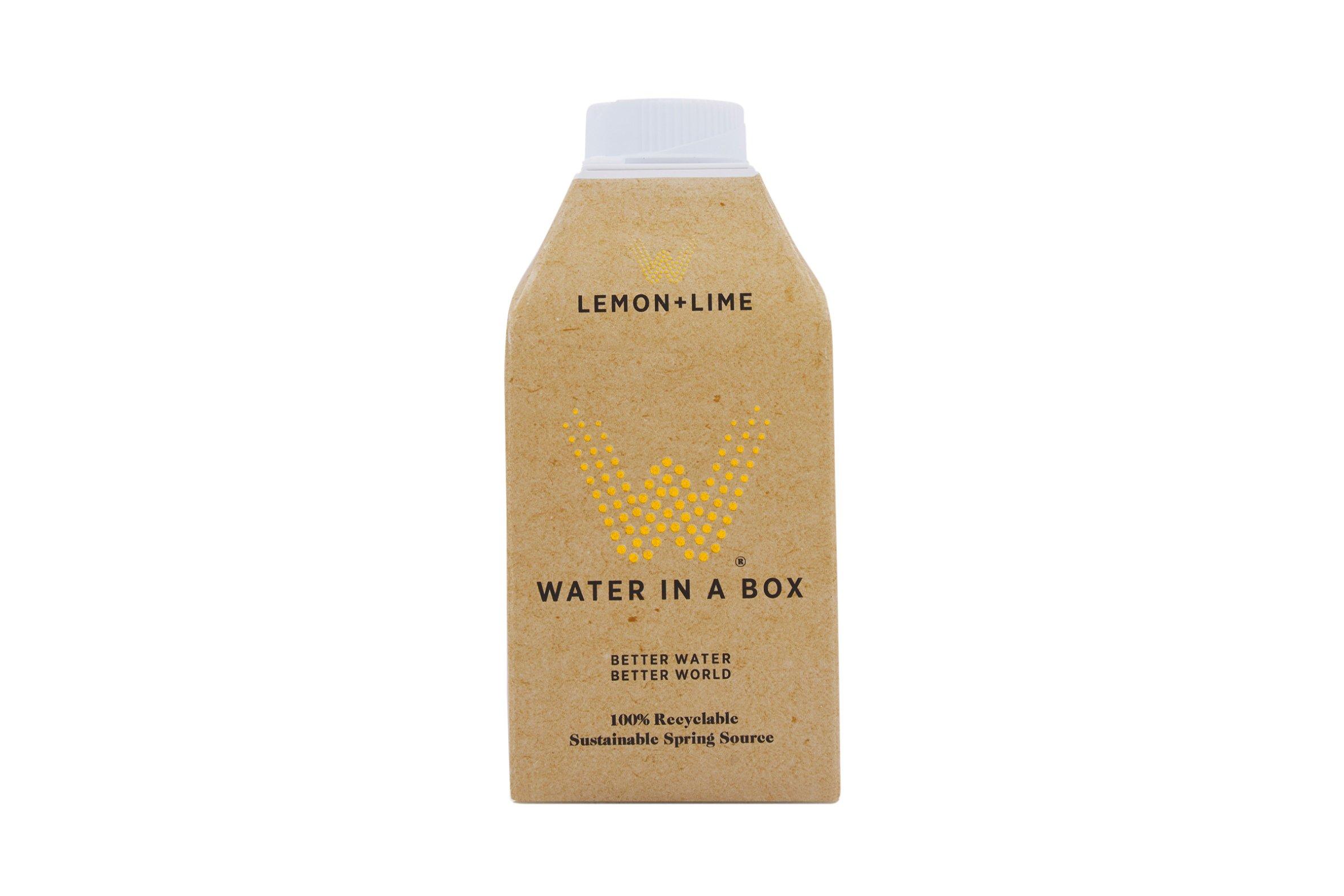 Water in a Box Lemon and Lime Spring Water