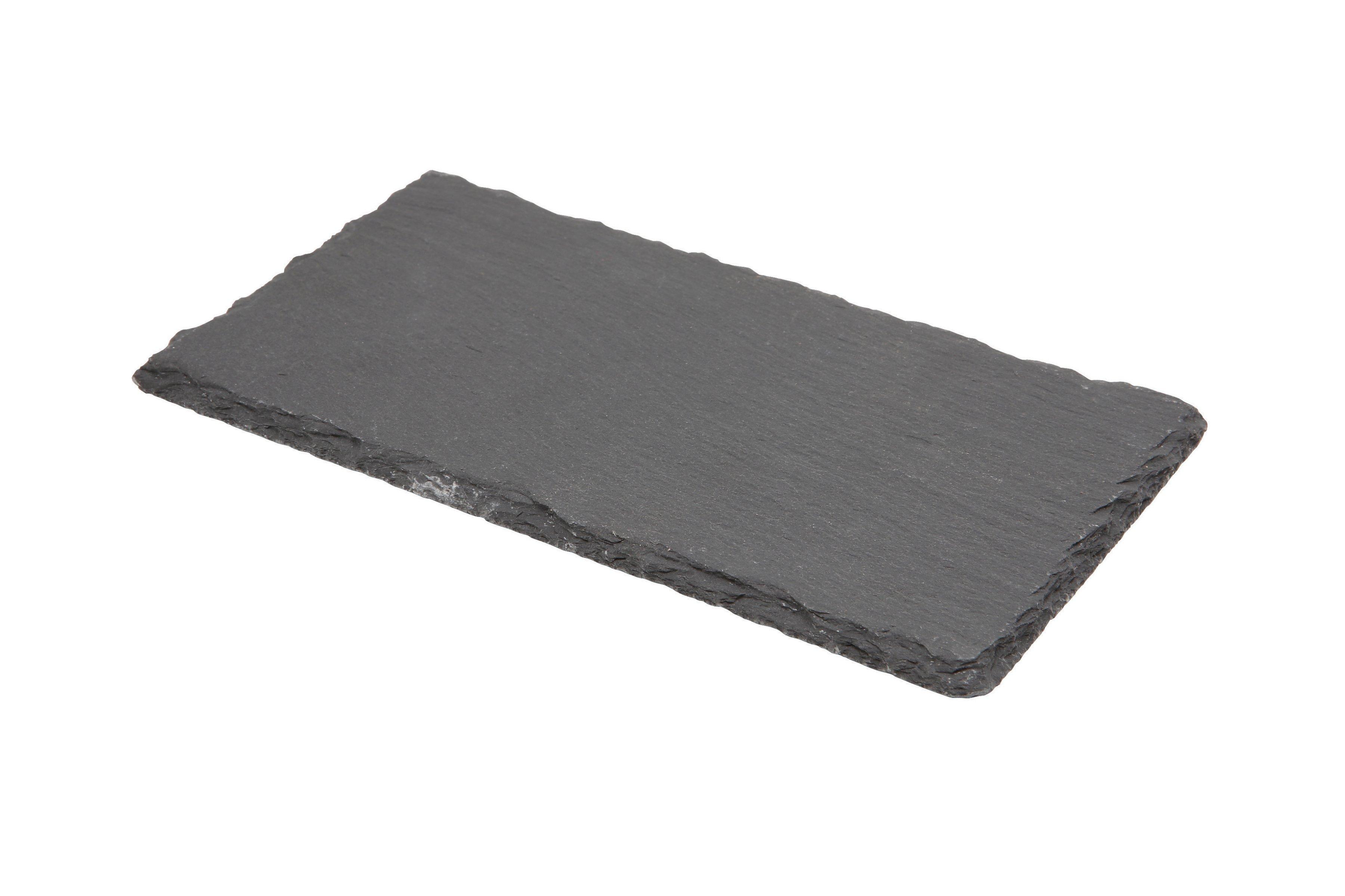 Genware Natural Edge Slate Platter 20x11cm