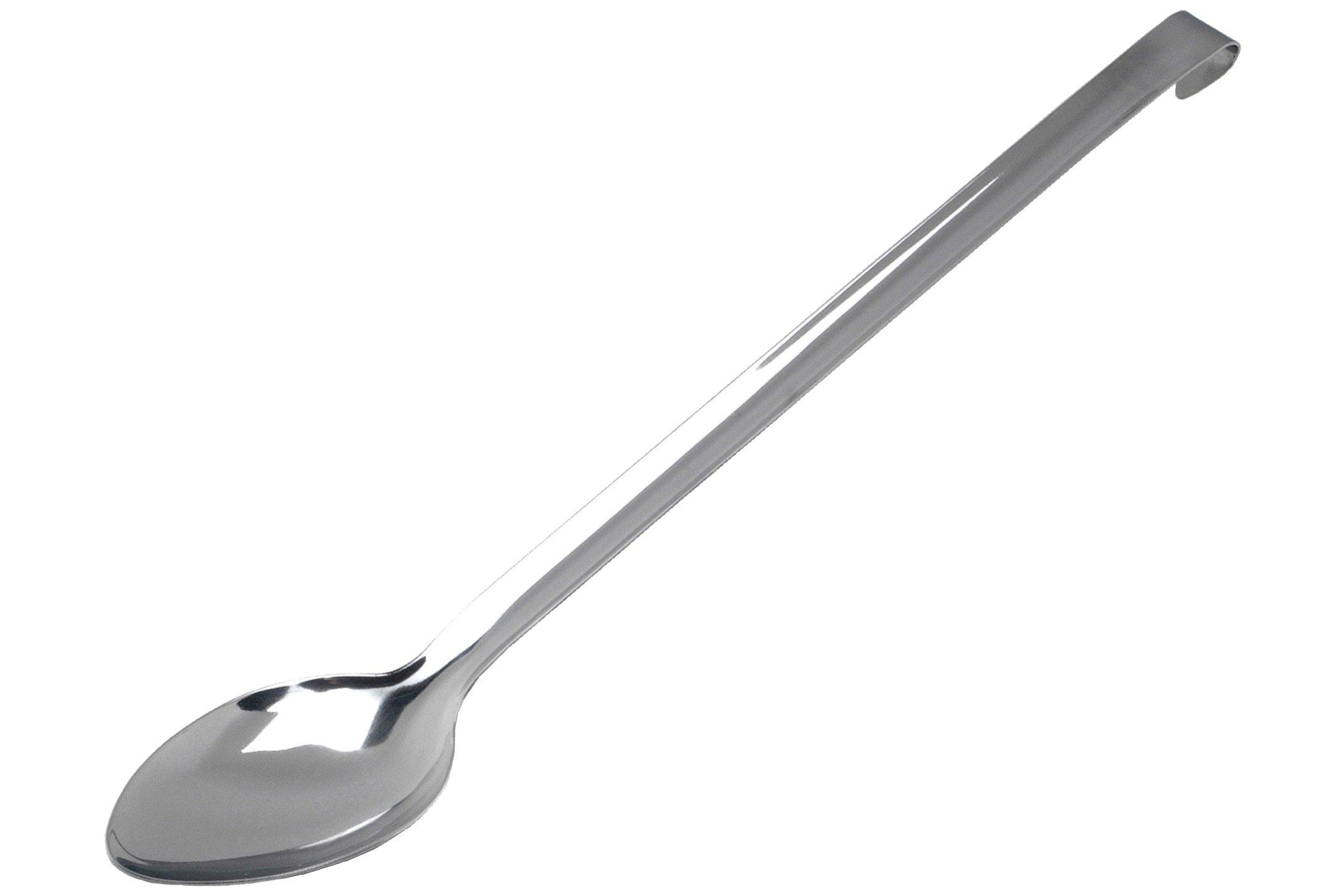 Stainless Steel Serving Spoon With Hook Handle 350mm