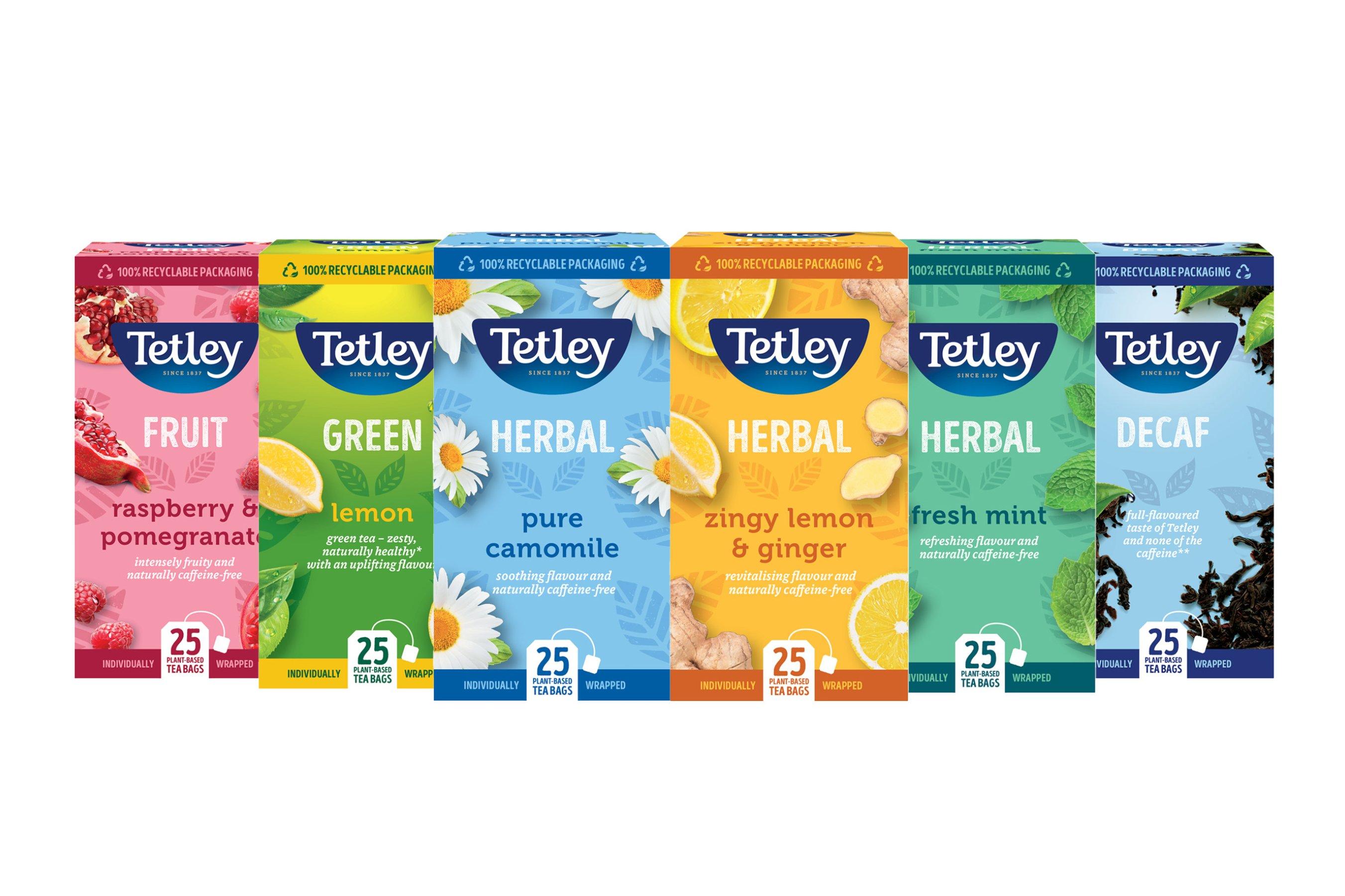 Tetley Mixed Variety String Tag Envelope Tea Bags