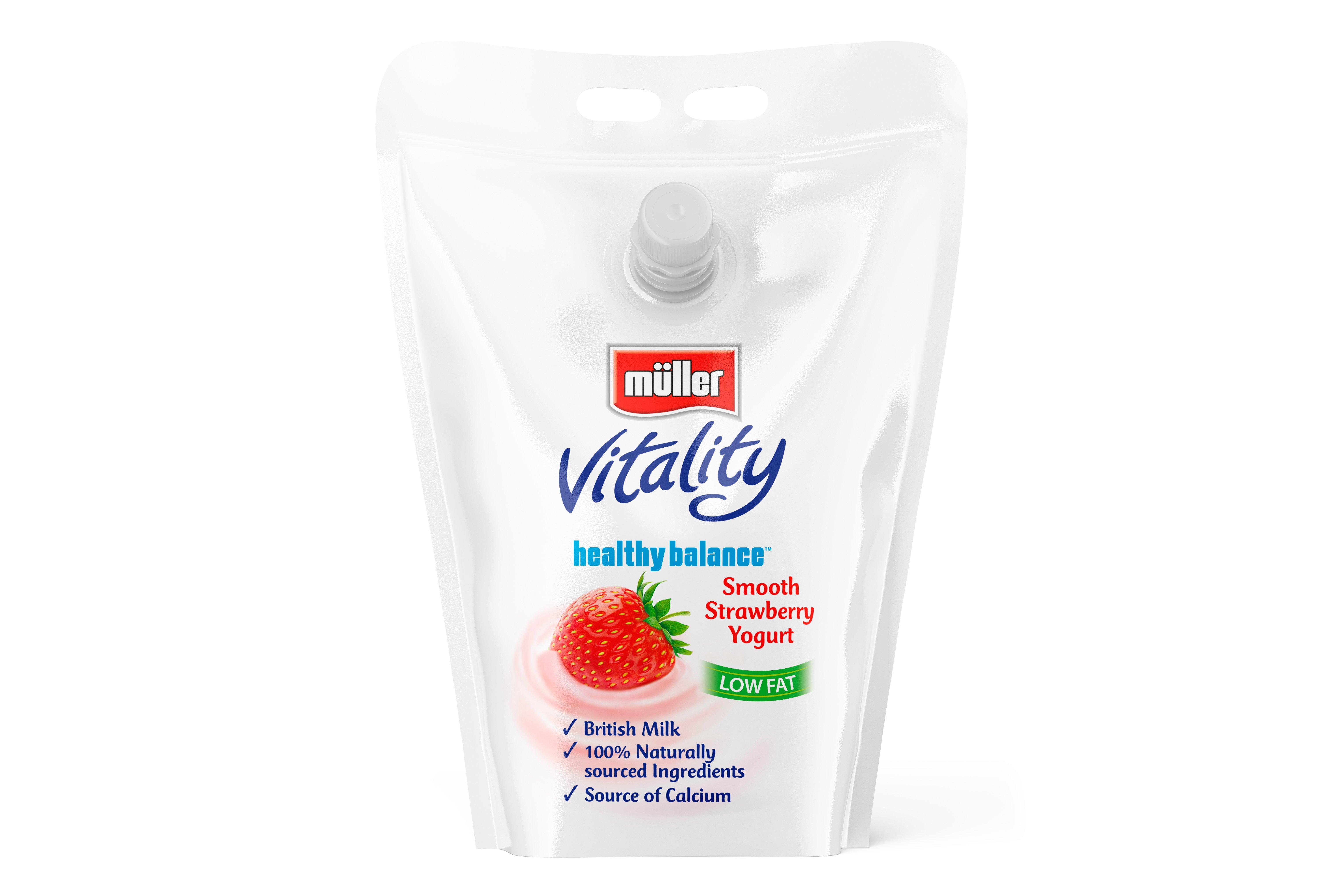 Muller Healthy Balance Strawberry Bulk Yoghurt