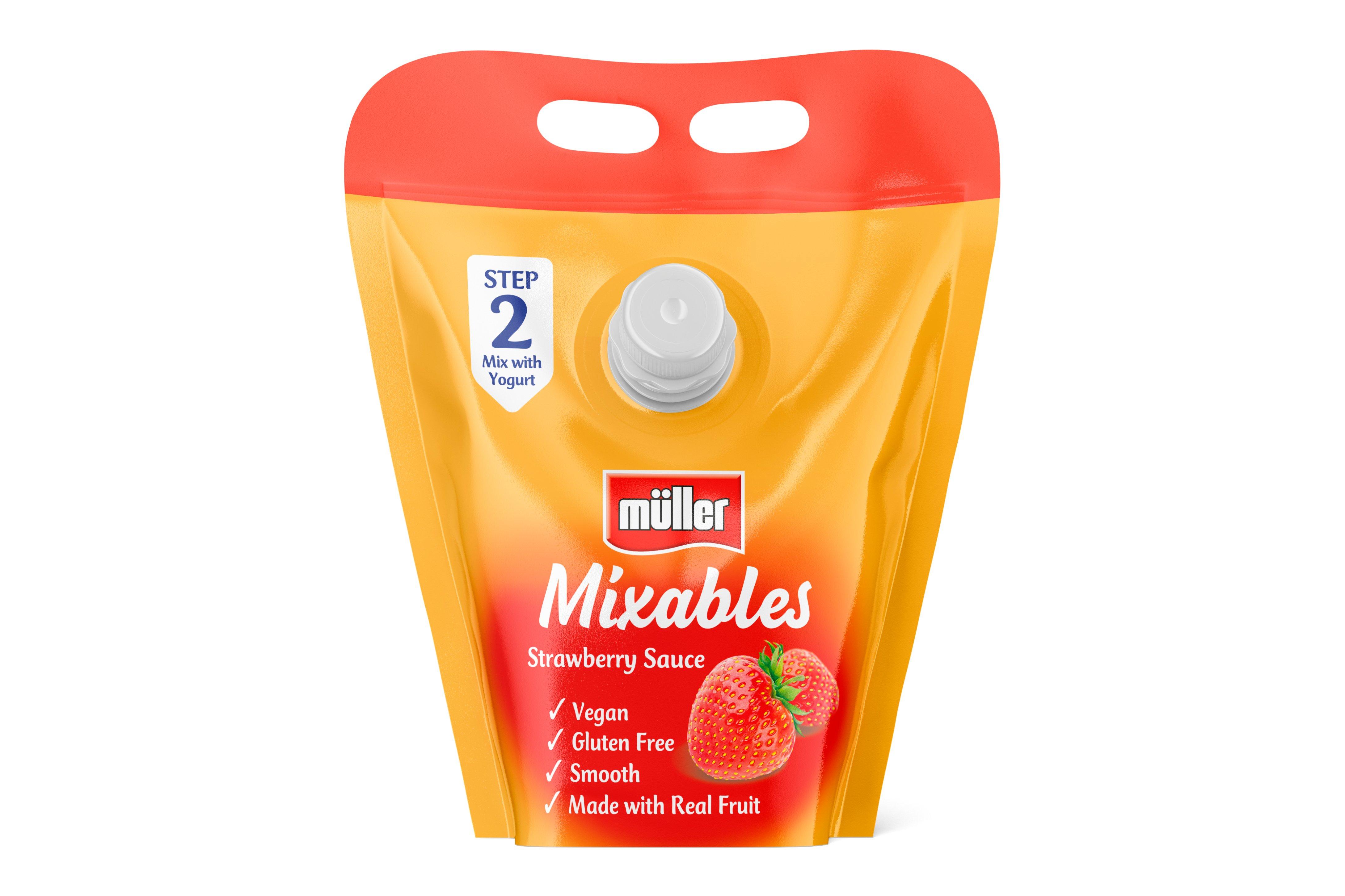 Muller Strawberry Sauce Compote Mixable