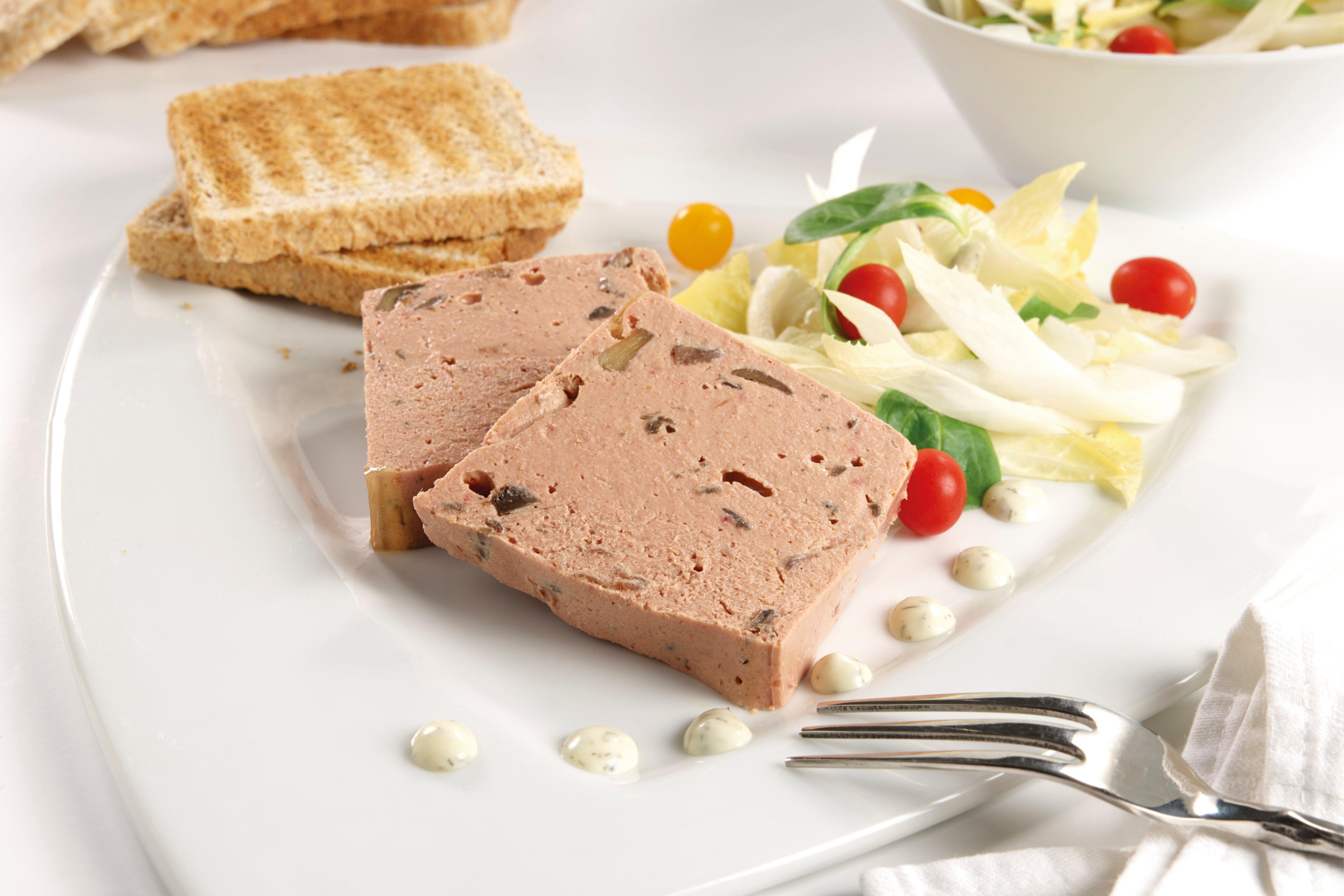 Deli Pate Chicken Liver Pate with Mushrooms