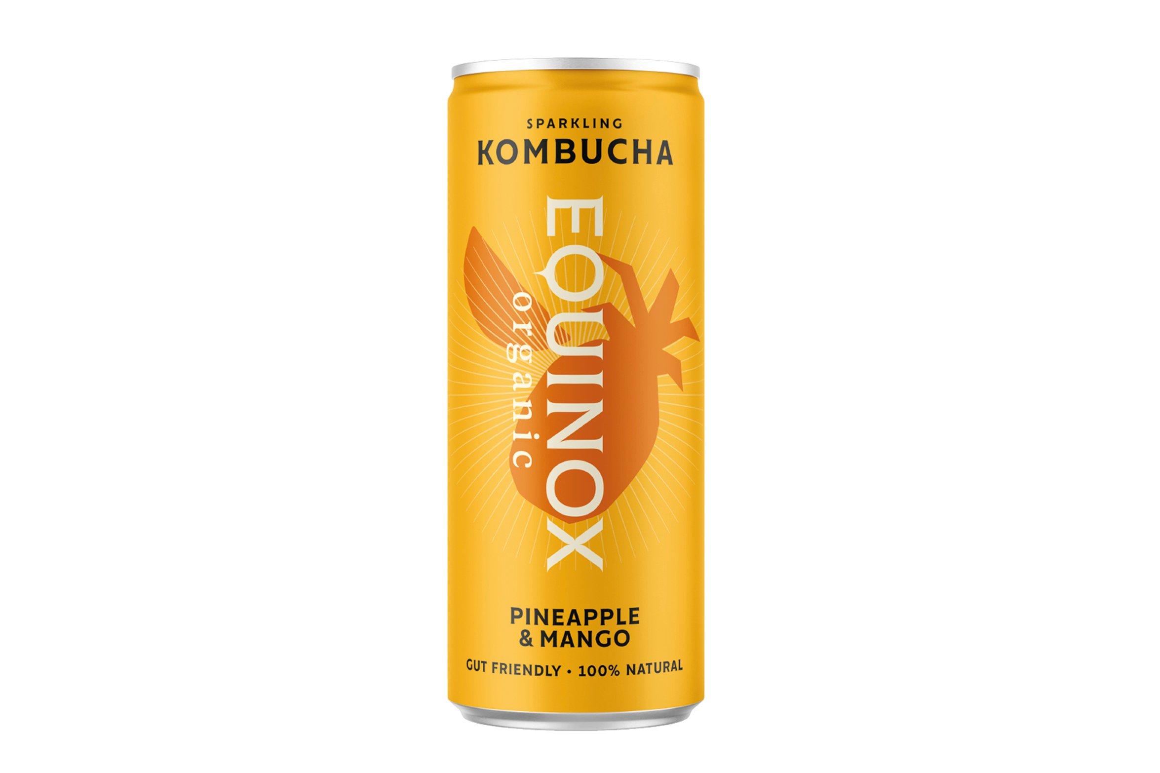 Equinox Organic Pineapple & Mango Kombucha