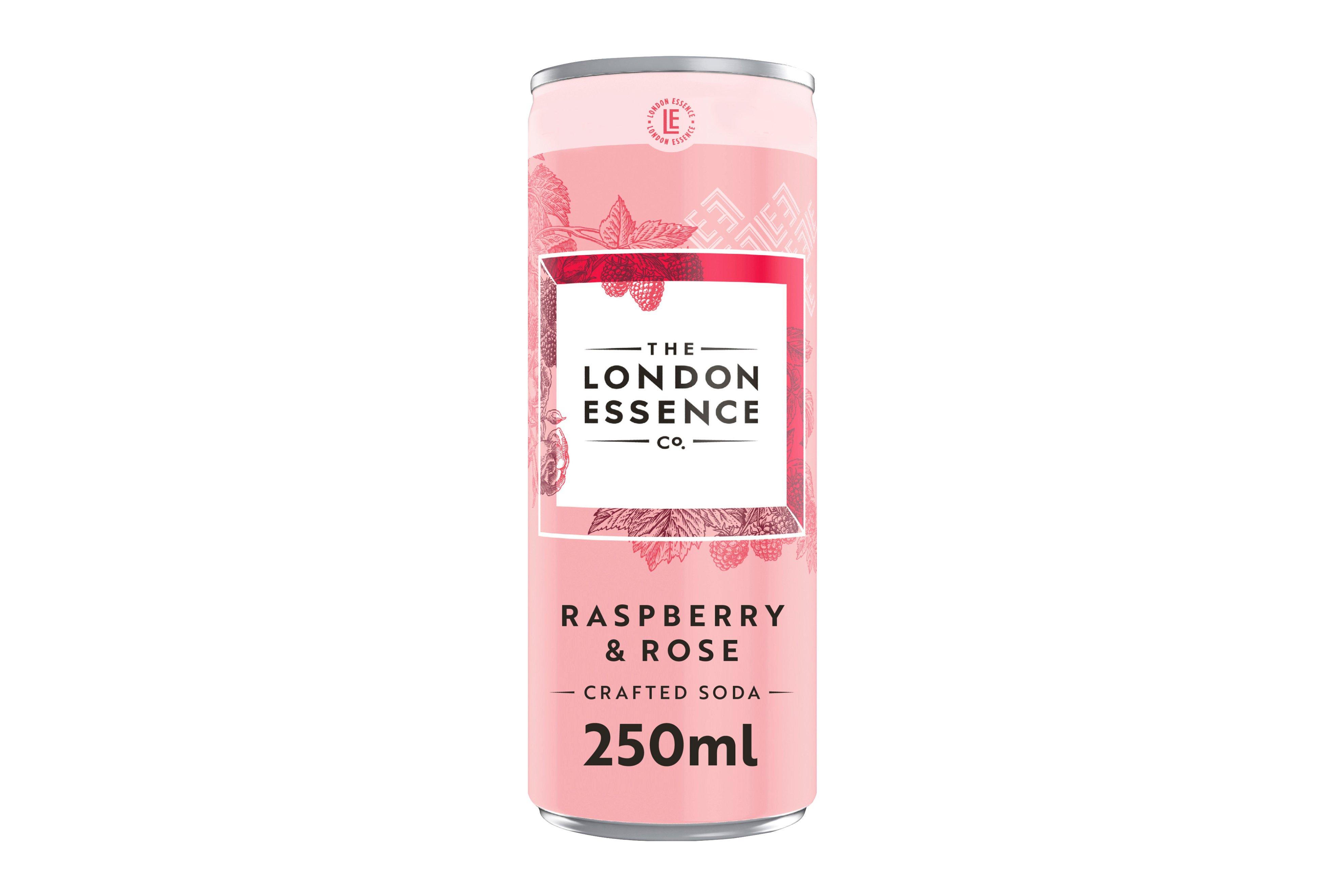 The London Essence Co. Raspberry & Rose Crafted Soda 250ml