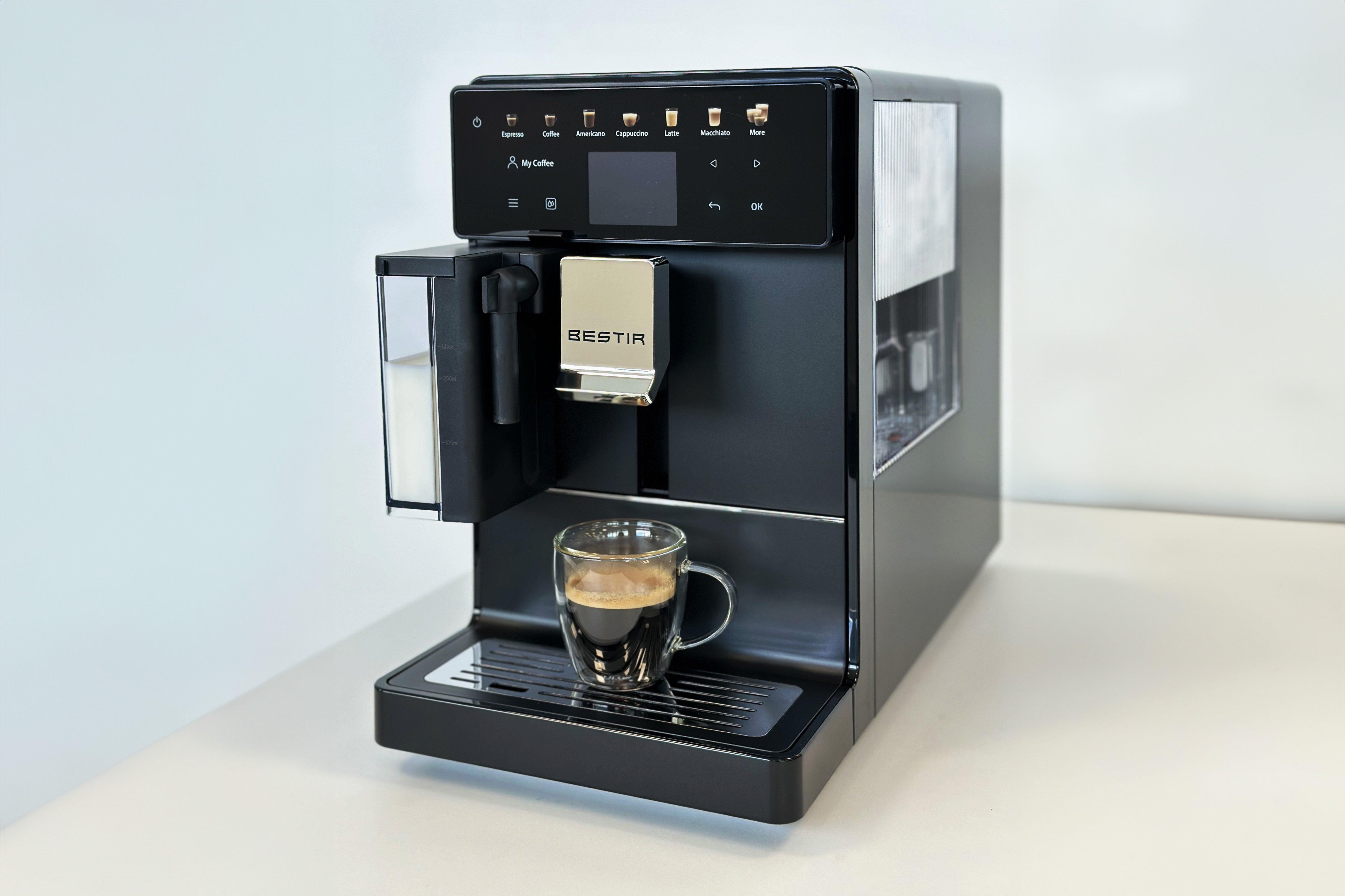 Bestir Melange Bean to Cup Coffee Machine Black