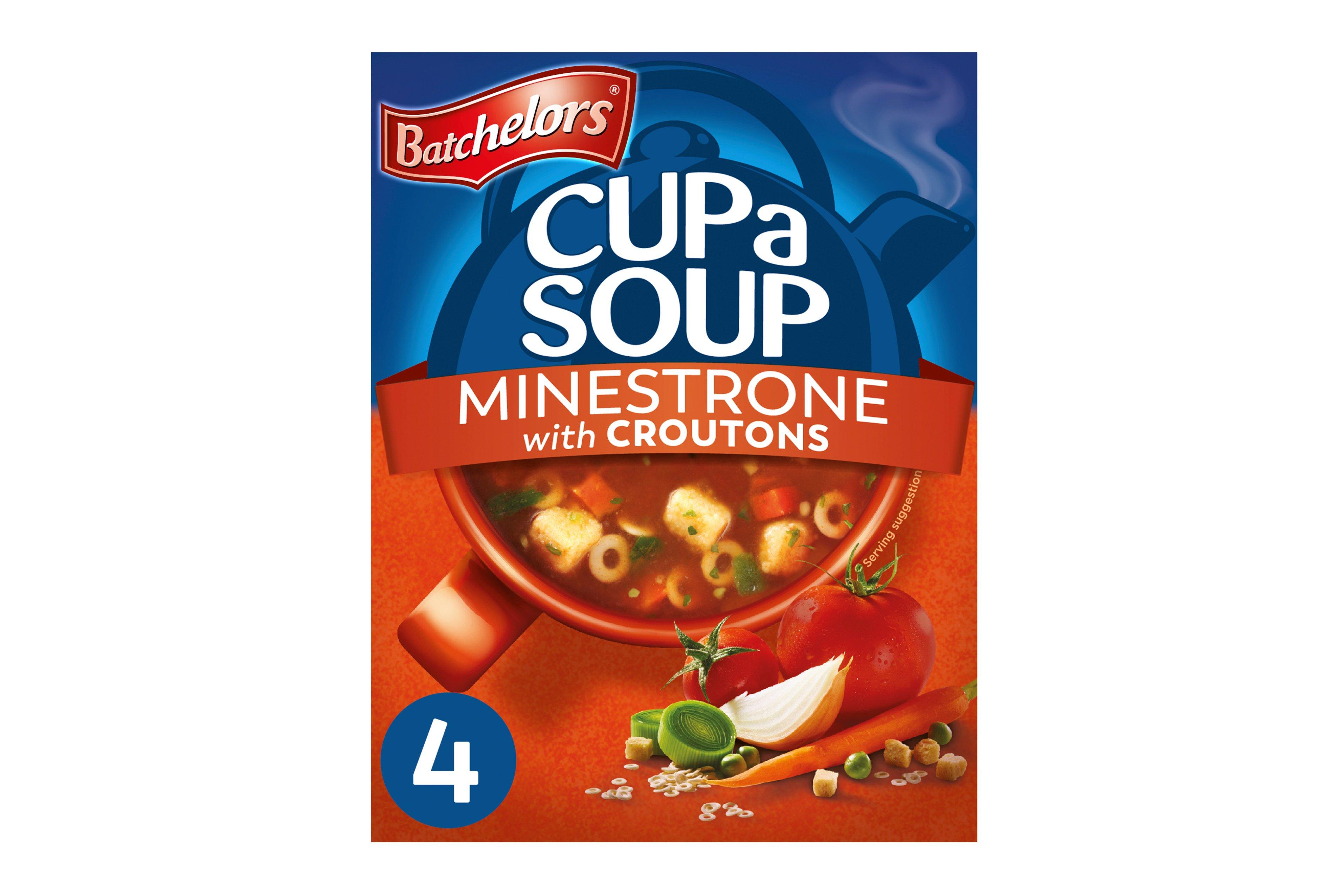 Batchelors Cup a Soup Minestrone with Croutons