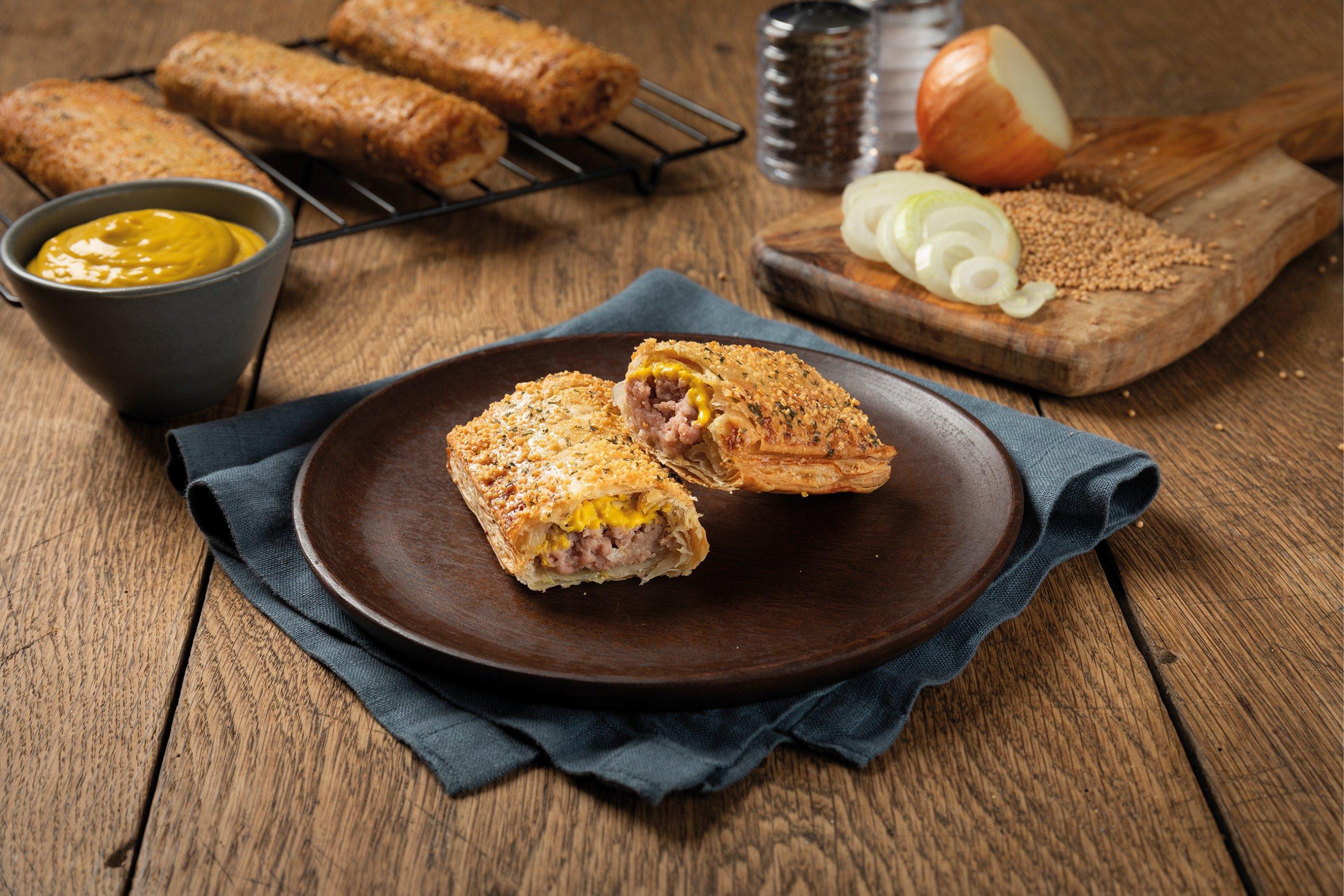 Proper Cornish Hot Dog Roll With Mustard