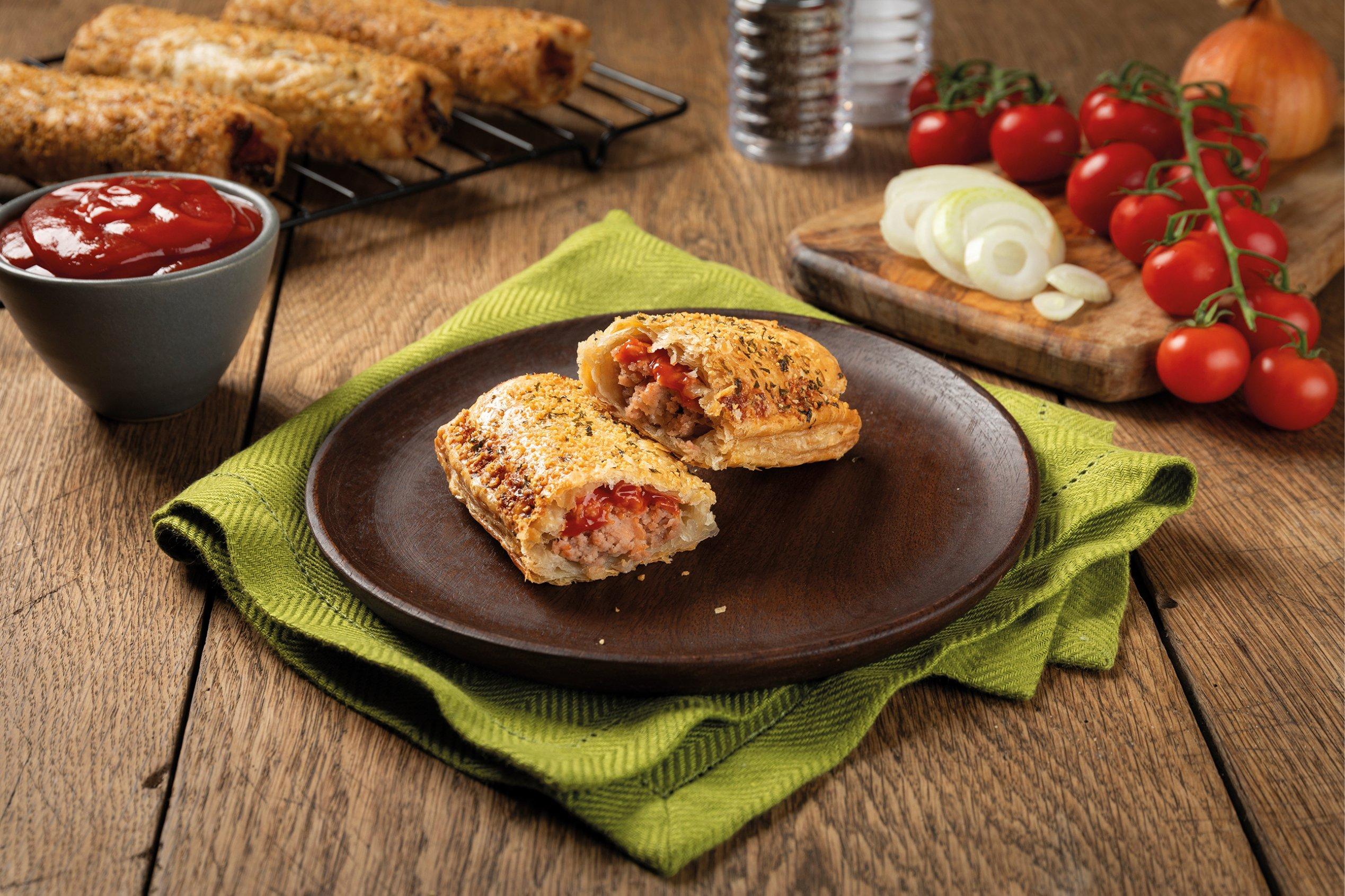 Proper Cornish Hot Dog Roll With Ketchup