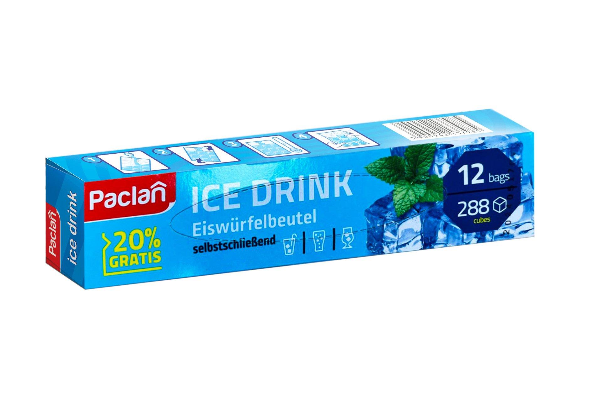 Paclan Ice Cube Bags 24 x 12 Bags