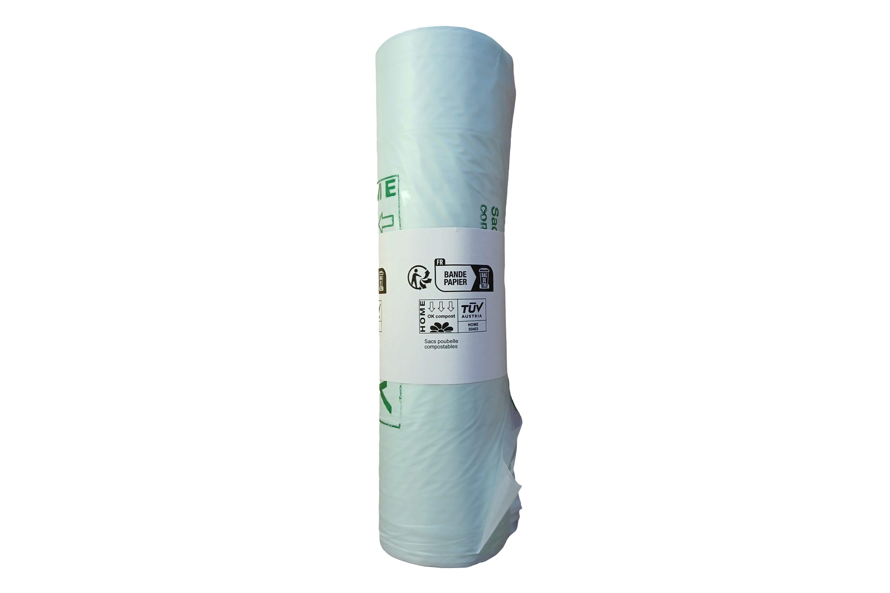 Paclan 20 Rolls x 10 100L Leak Resistant Compostable Bin Liners.  790x1050mm 100% EN13232 Certified