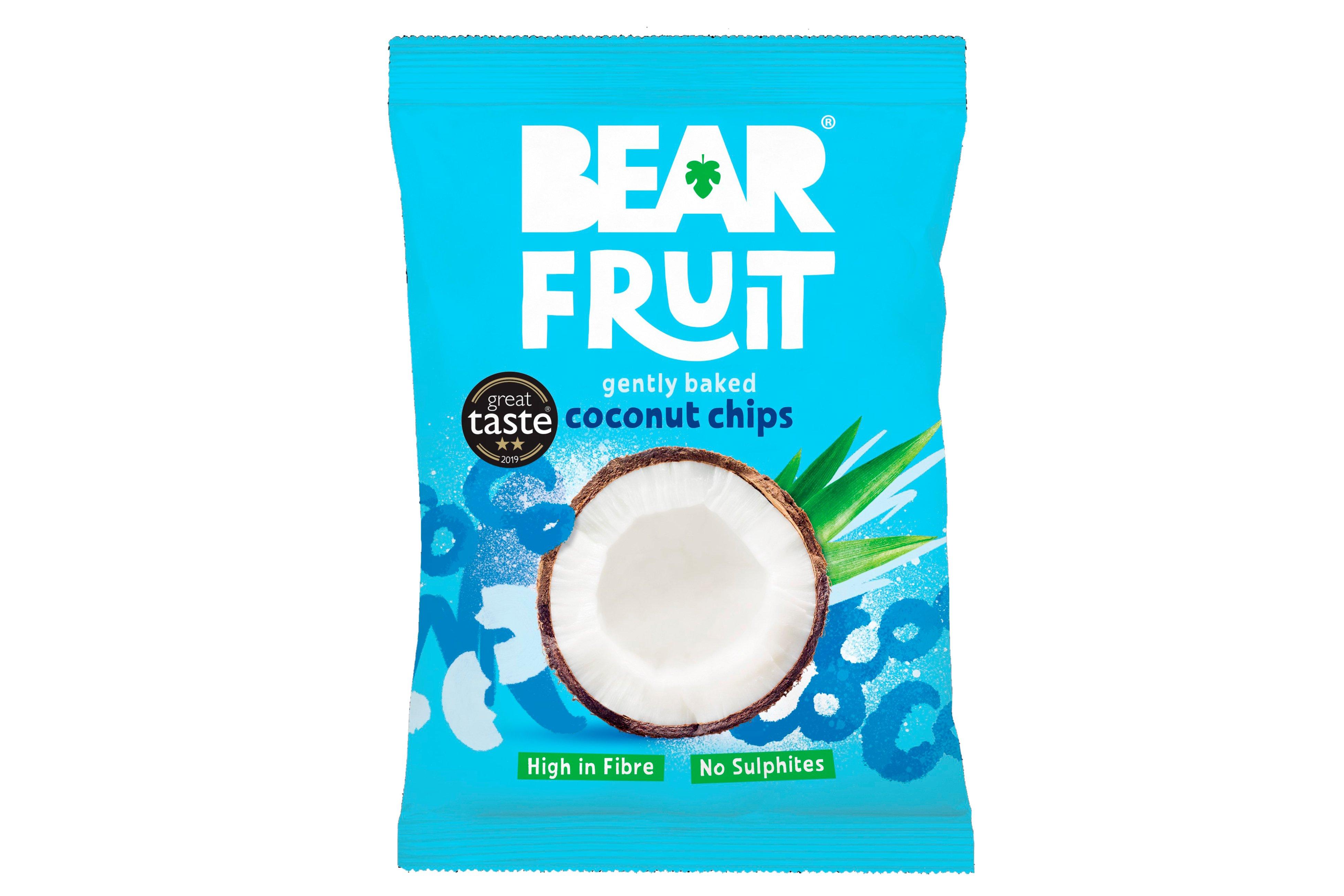 BEAR Fruit Gently Baked Coconut Chips 14x25g