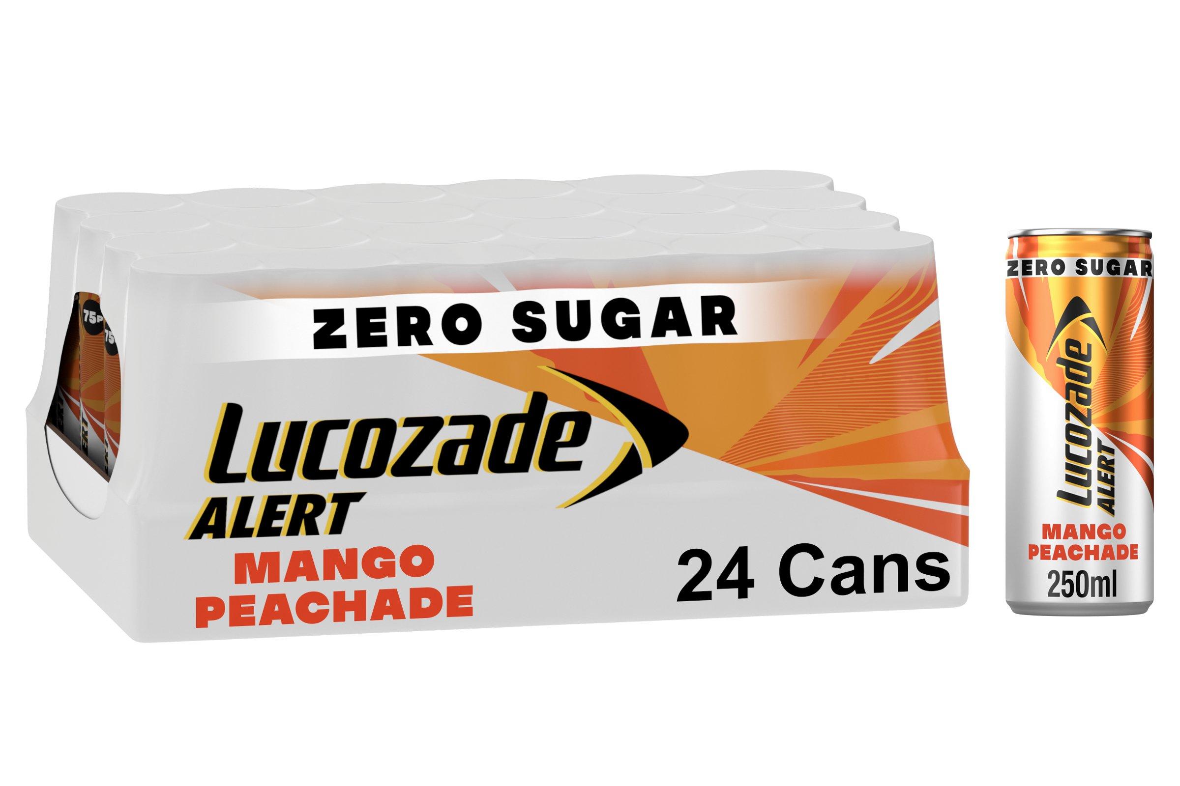 Lucozade Alert Zero Mango Peachade 250ml