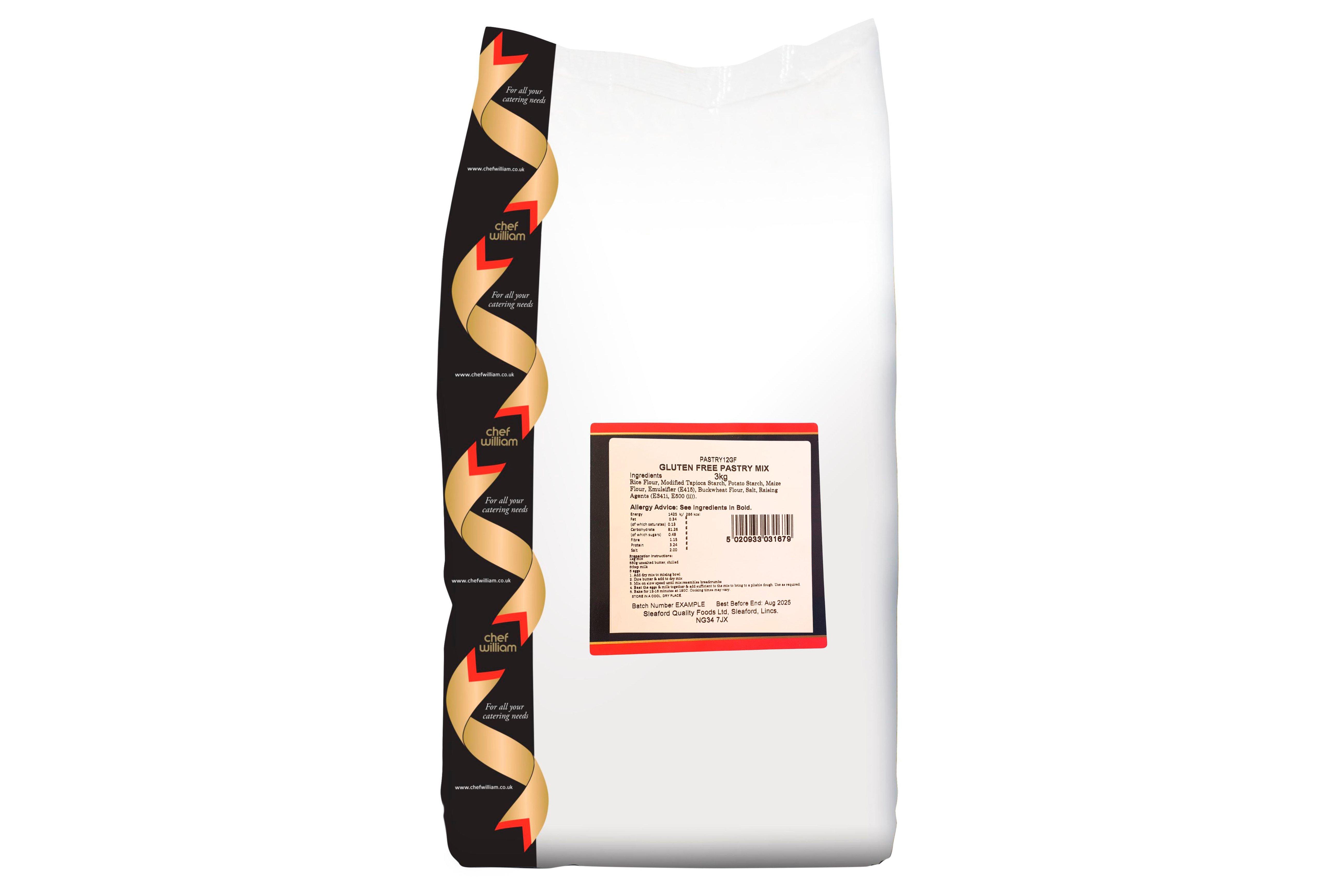 Chef William Gluten Free Pastry Mix 3kg
