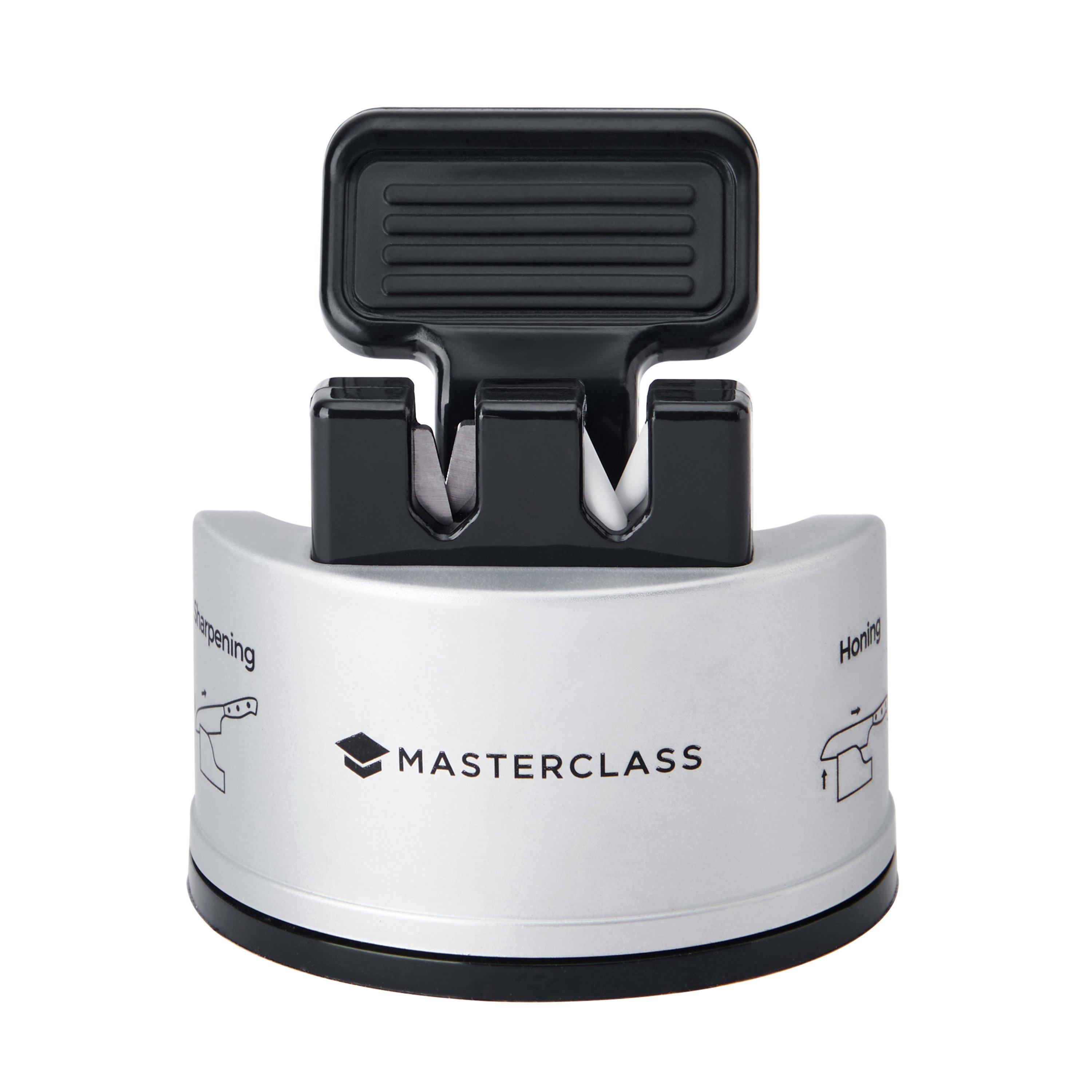 MasterClass Smart Dual Knife Sharpener Silver