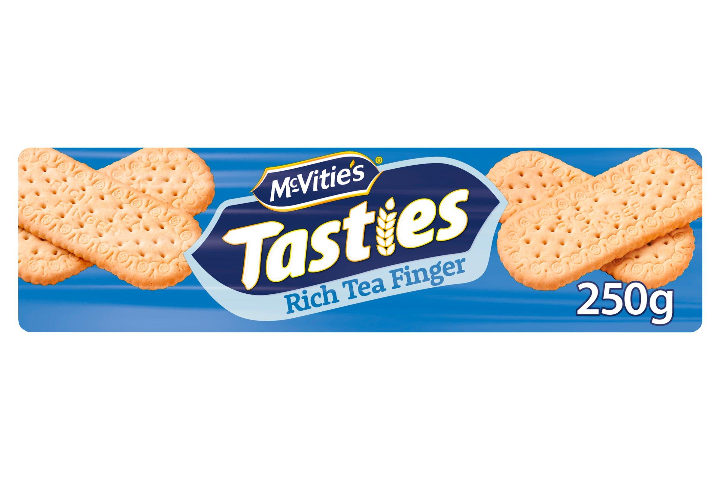 McVitie's Tasties Rich Tea Finger Biscuits 250g
