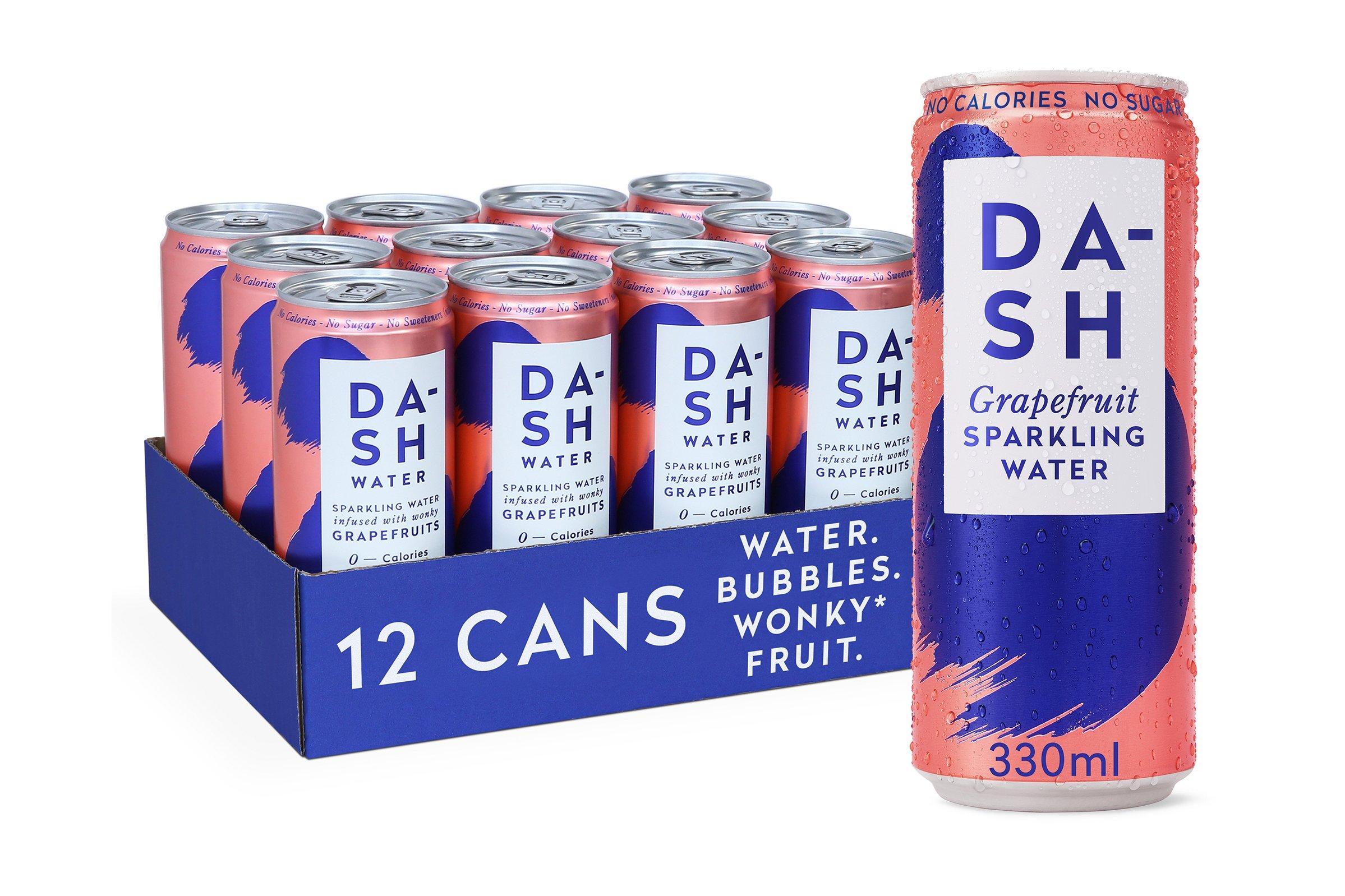 Dash Water Sparkling Grapefruit 12 x 330ml