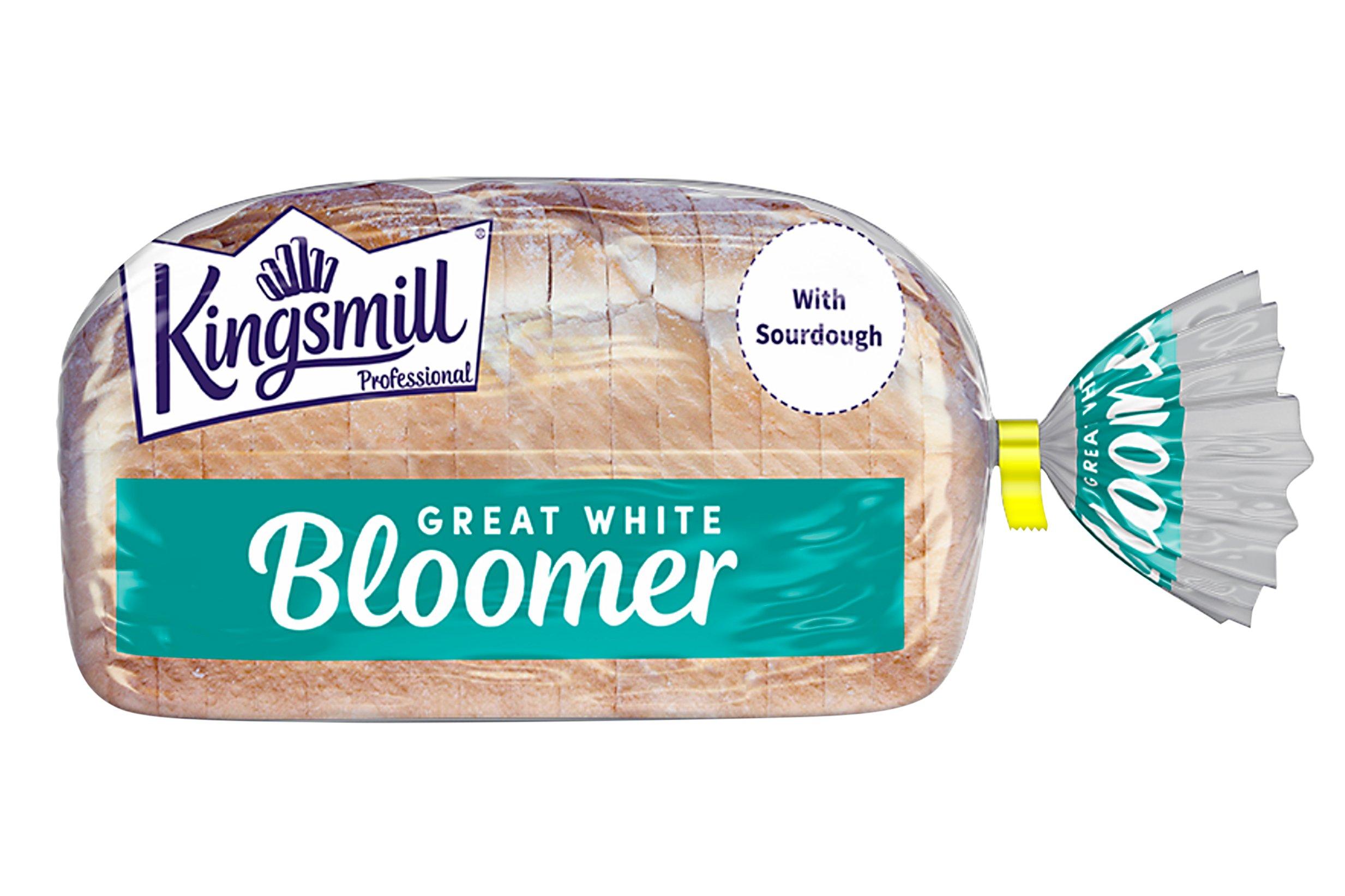 Kingsmill Professional Great White Sliced Bloomer with Sourdough