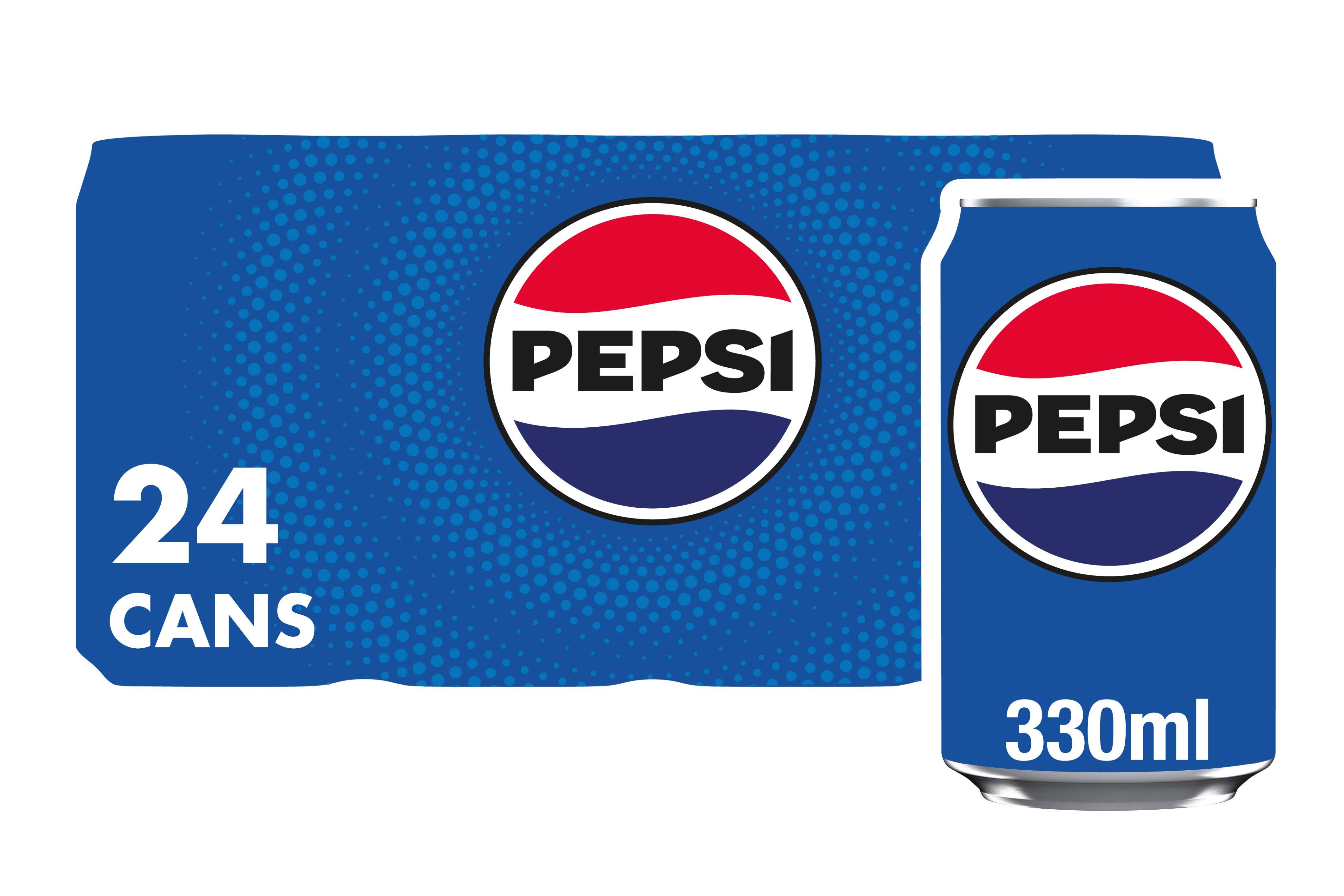 Pepsi Reg 330ml Can x 24 HFSS