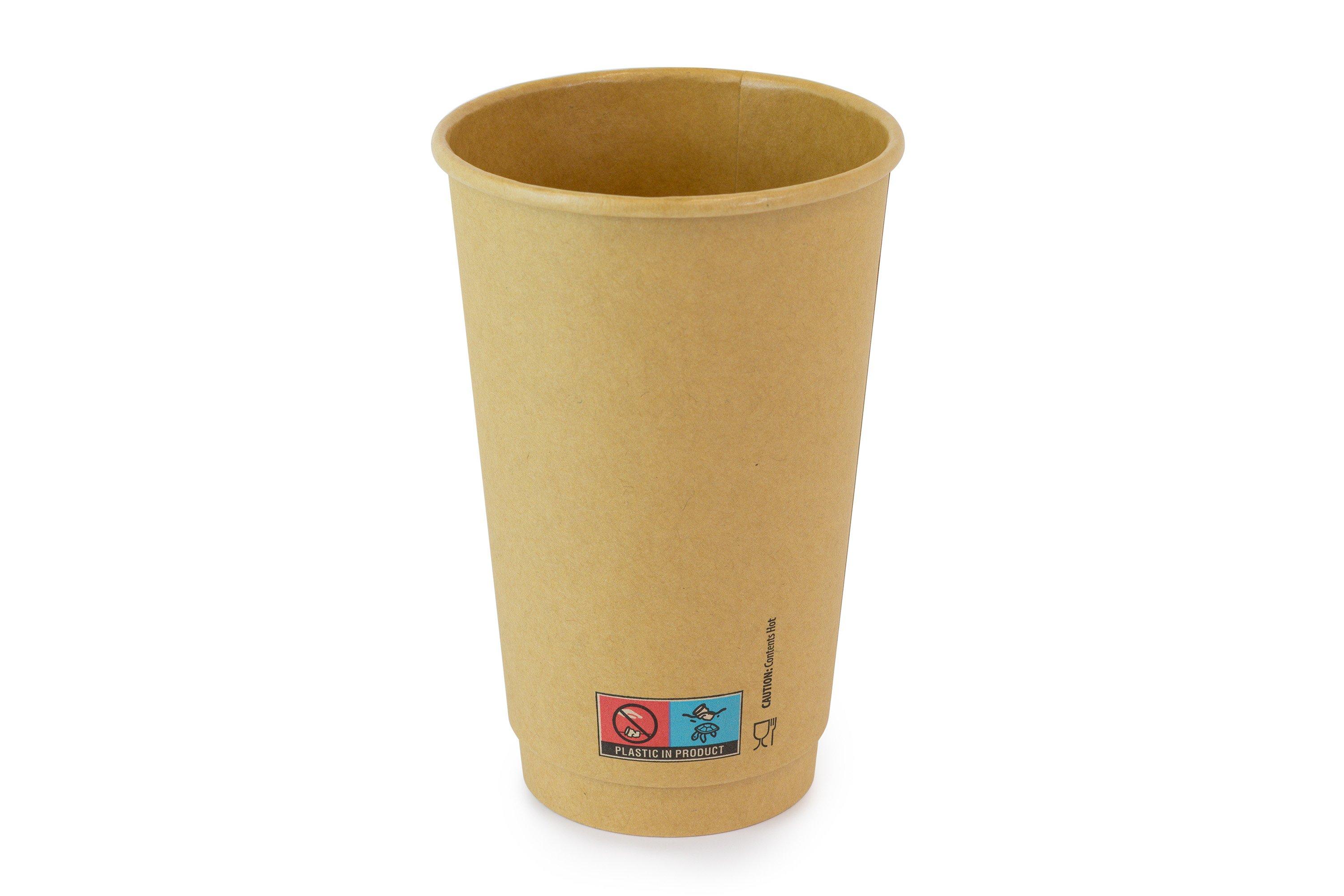 Sysco Earth Plus 16oz Double Wall Hot Cup