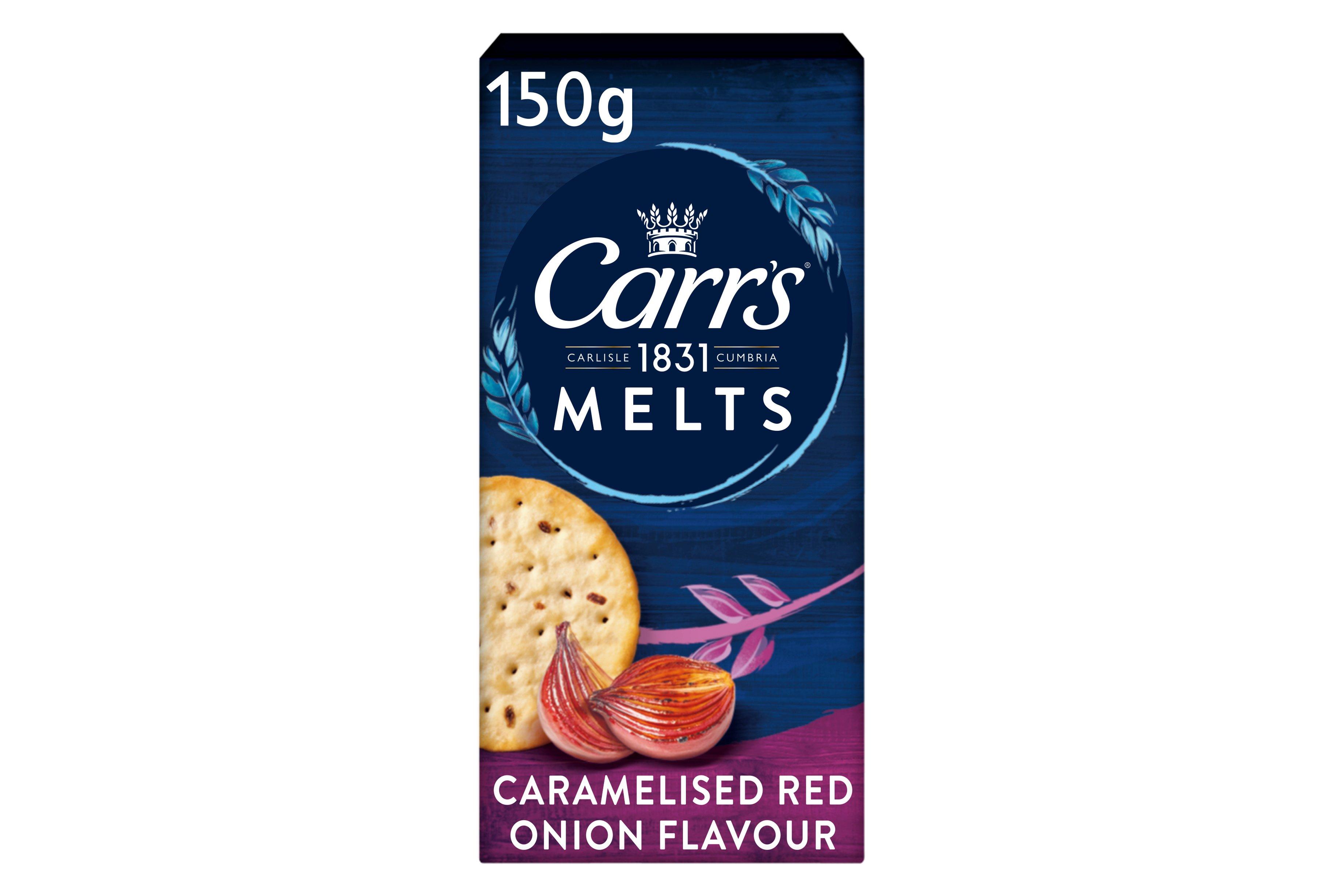 Carr's Melts Caramelised Red Onion Flavour Crackers 150g