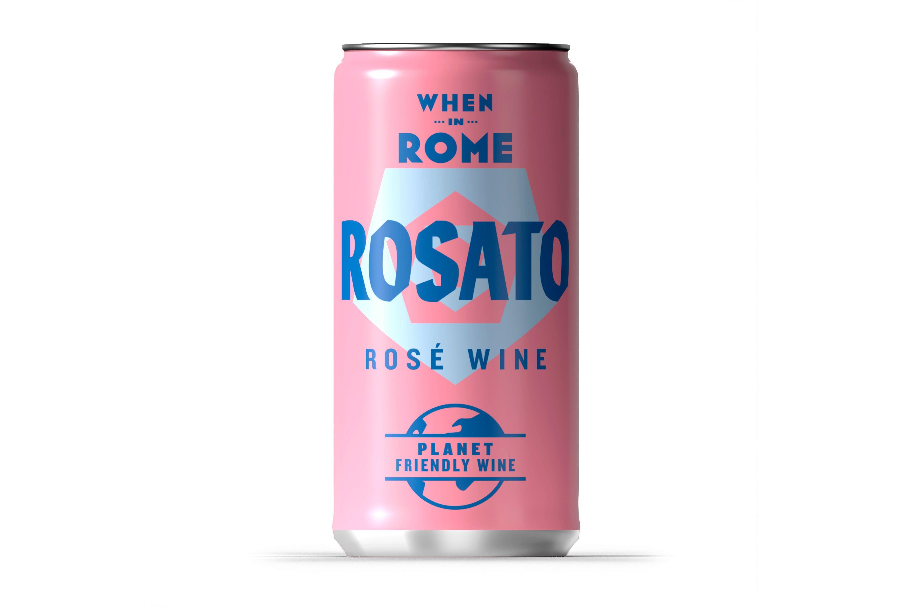 When in Rome Premium Rosé Wine Can Rosato 12 x 187ml