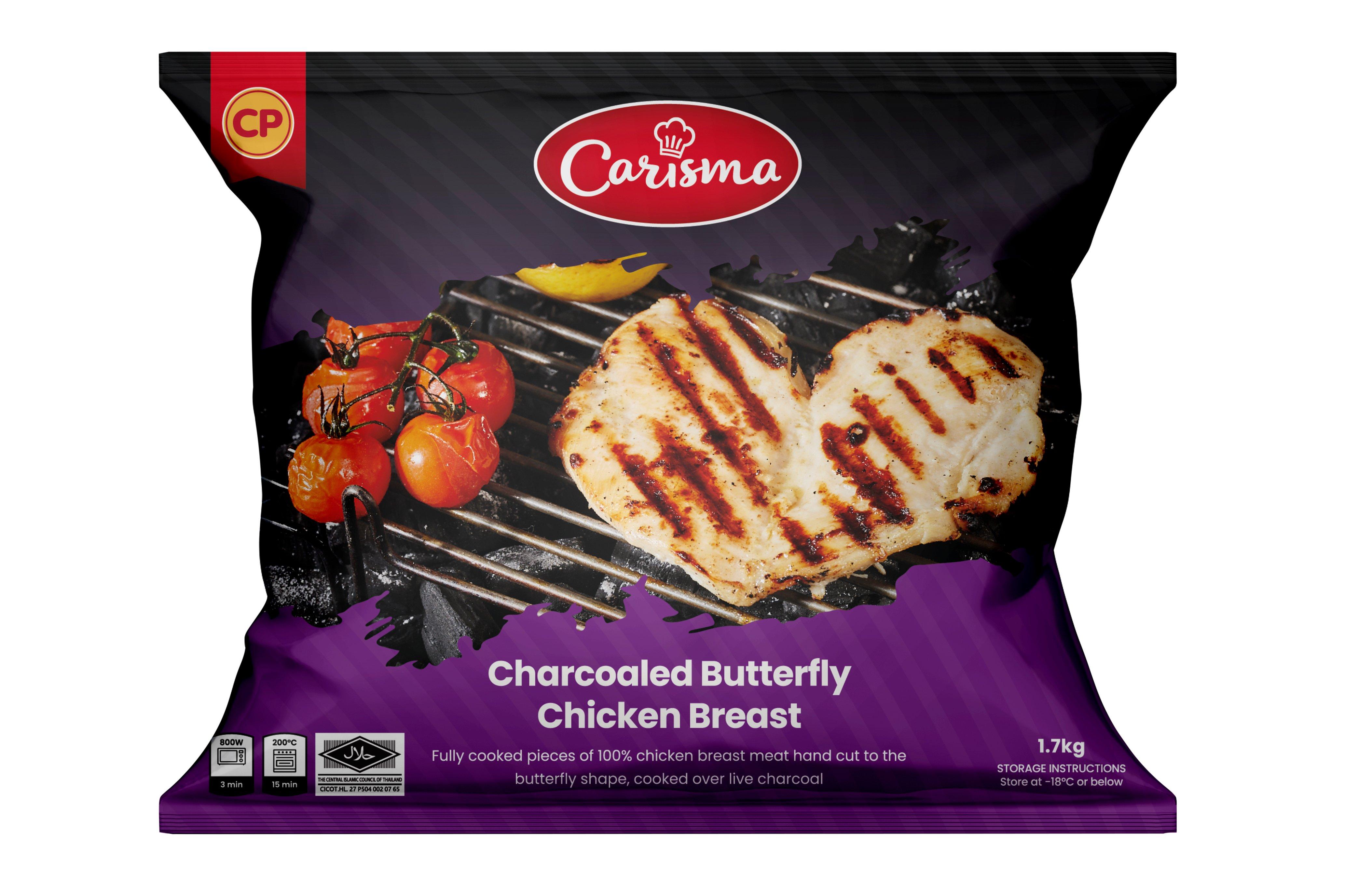 Carisma Charcoal Butterfly Chicken Fillets