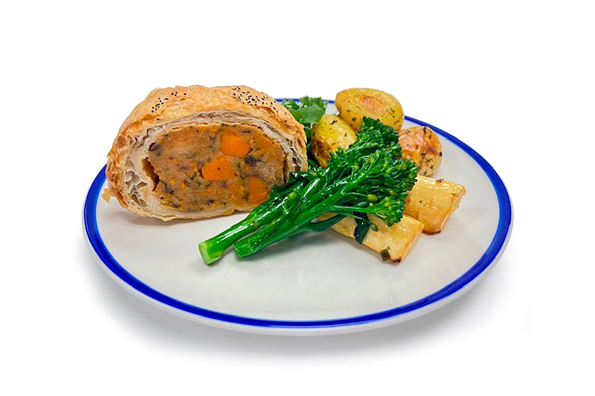 Bespoke Kitchen Foods Root Vegetable Vegan Wellington