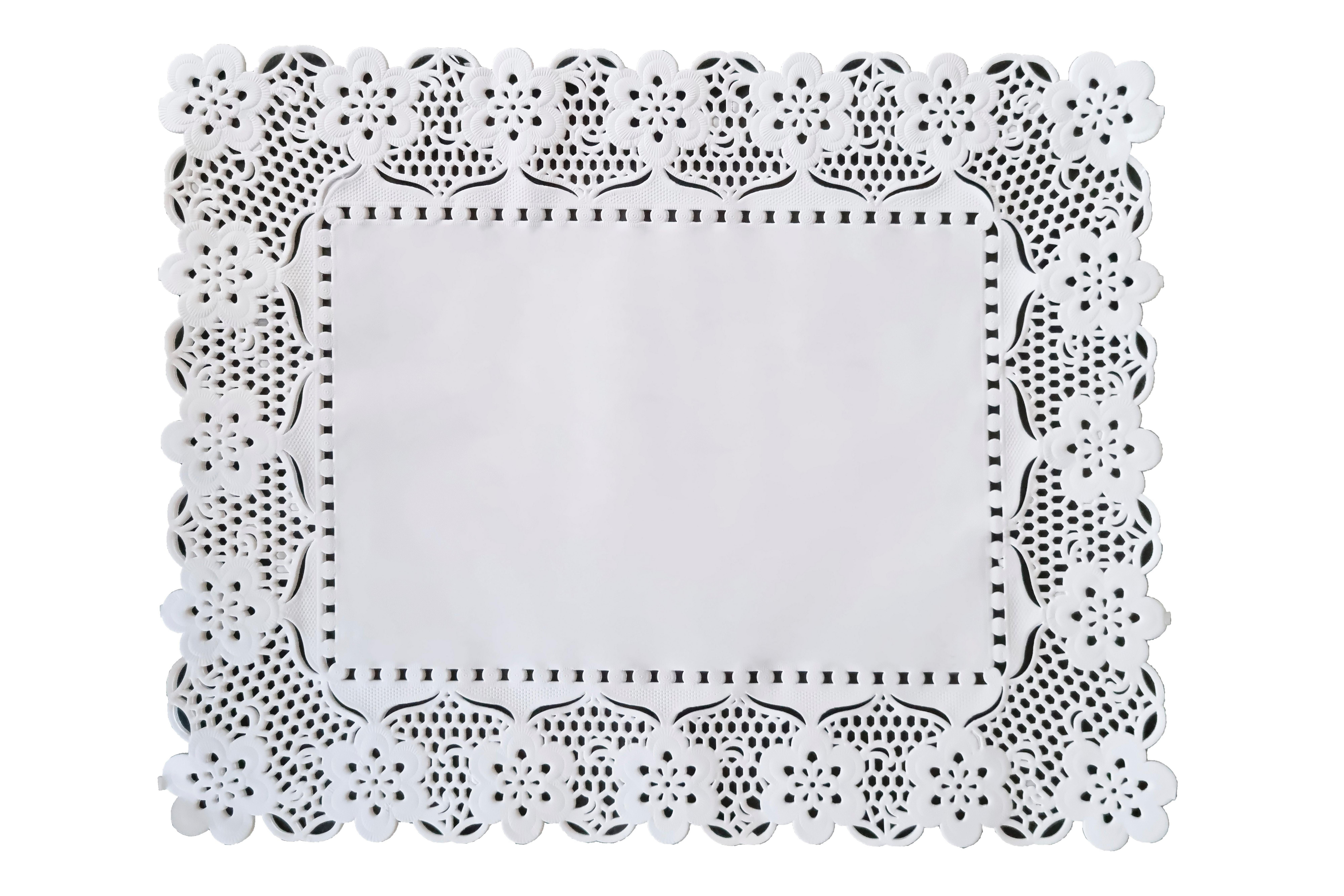 Doilies/Lace Paper Tray 402 x 301mm