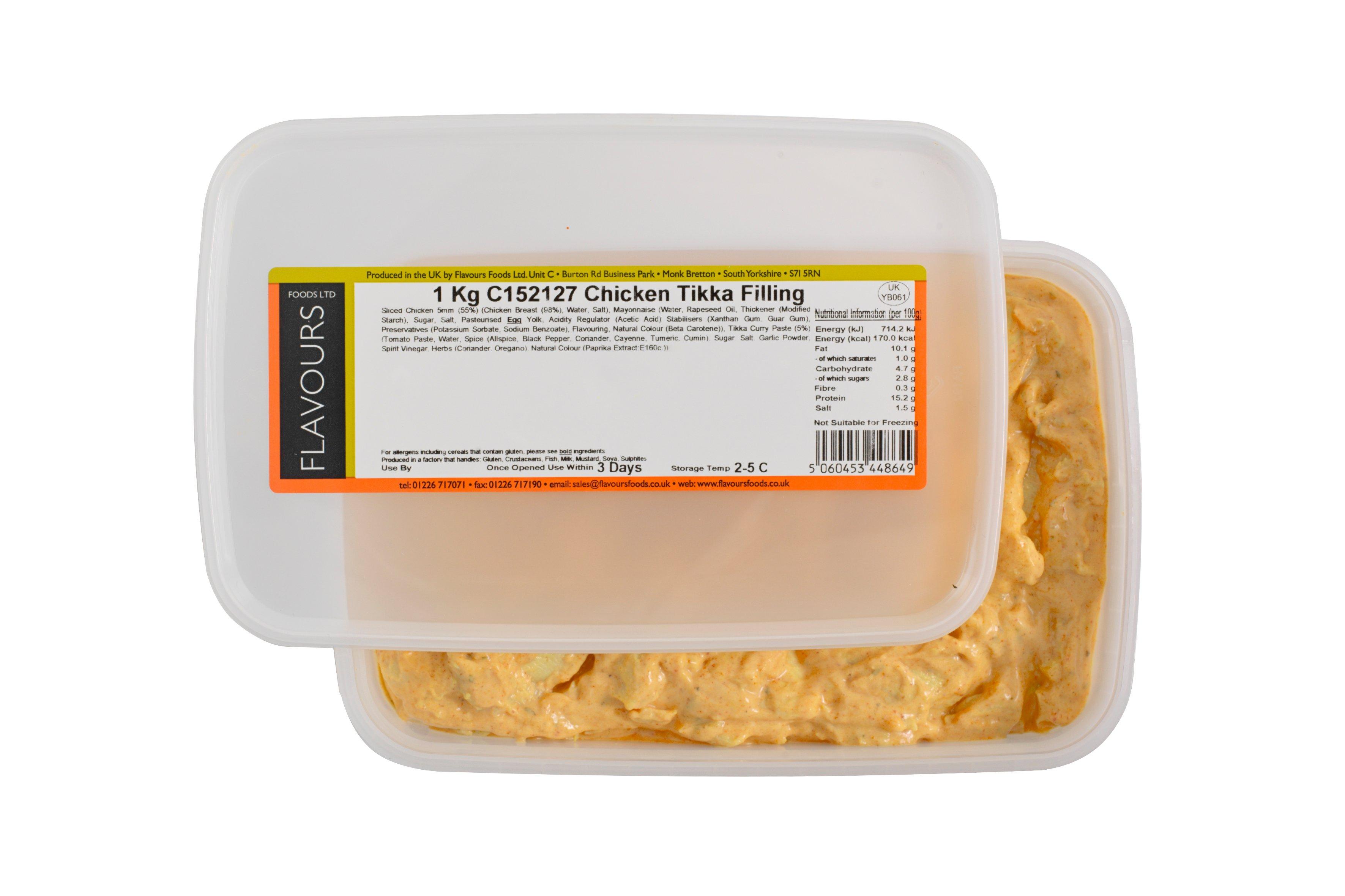 Flavours Chicken Tikka Mayonnaise Savoury Filling