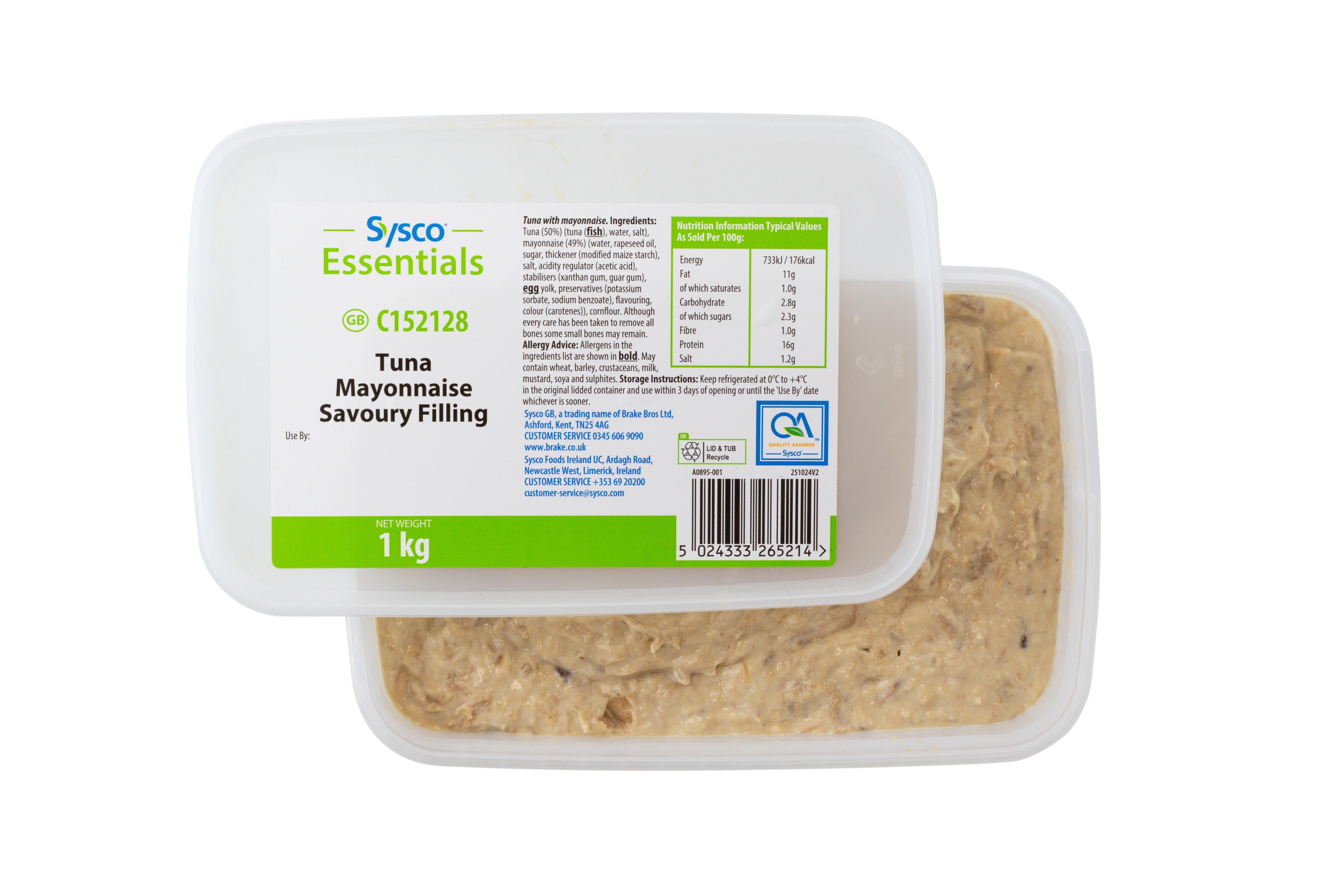 Sysco Essentials Tuna Mayonnaise Savoury Filling