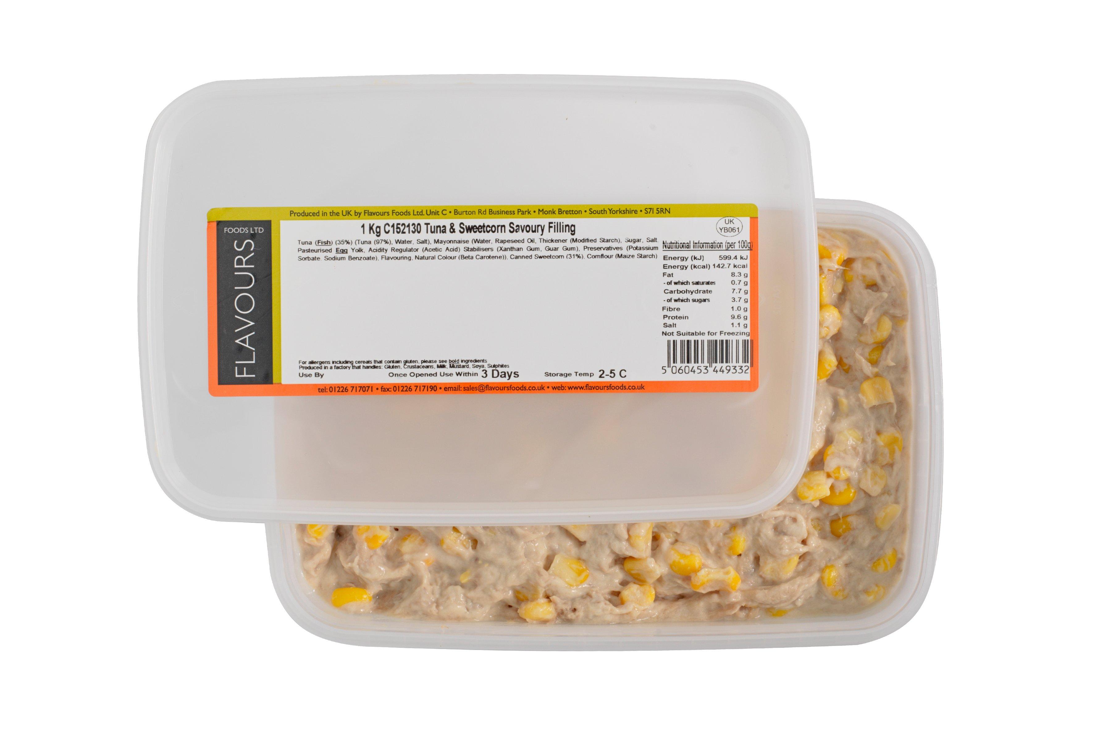 Flavours Tuna & Sweetcorn Mayonnaise Savoury Filling