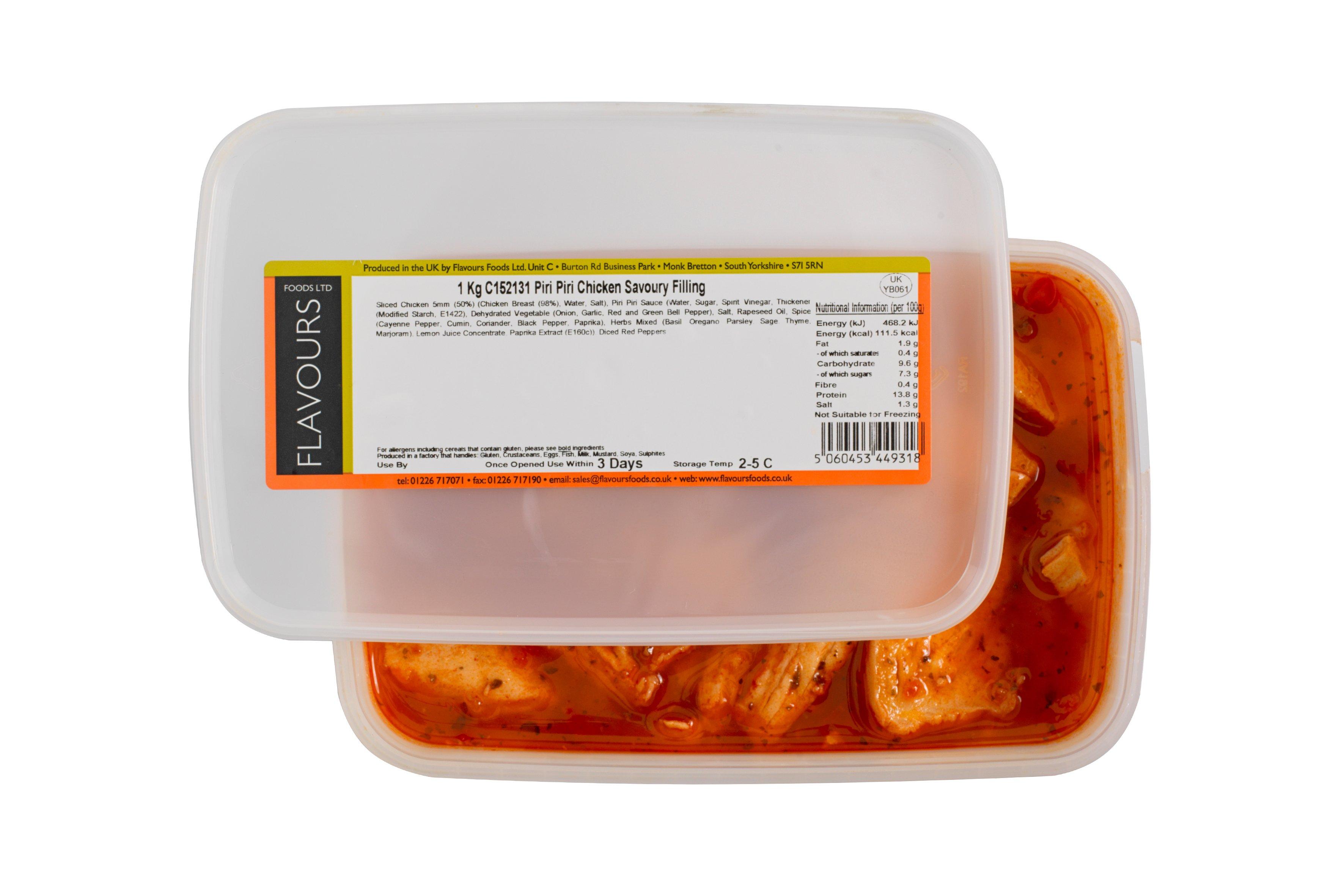 Flavours Piri Piri Chicken Savoury Filling