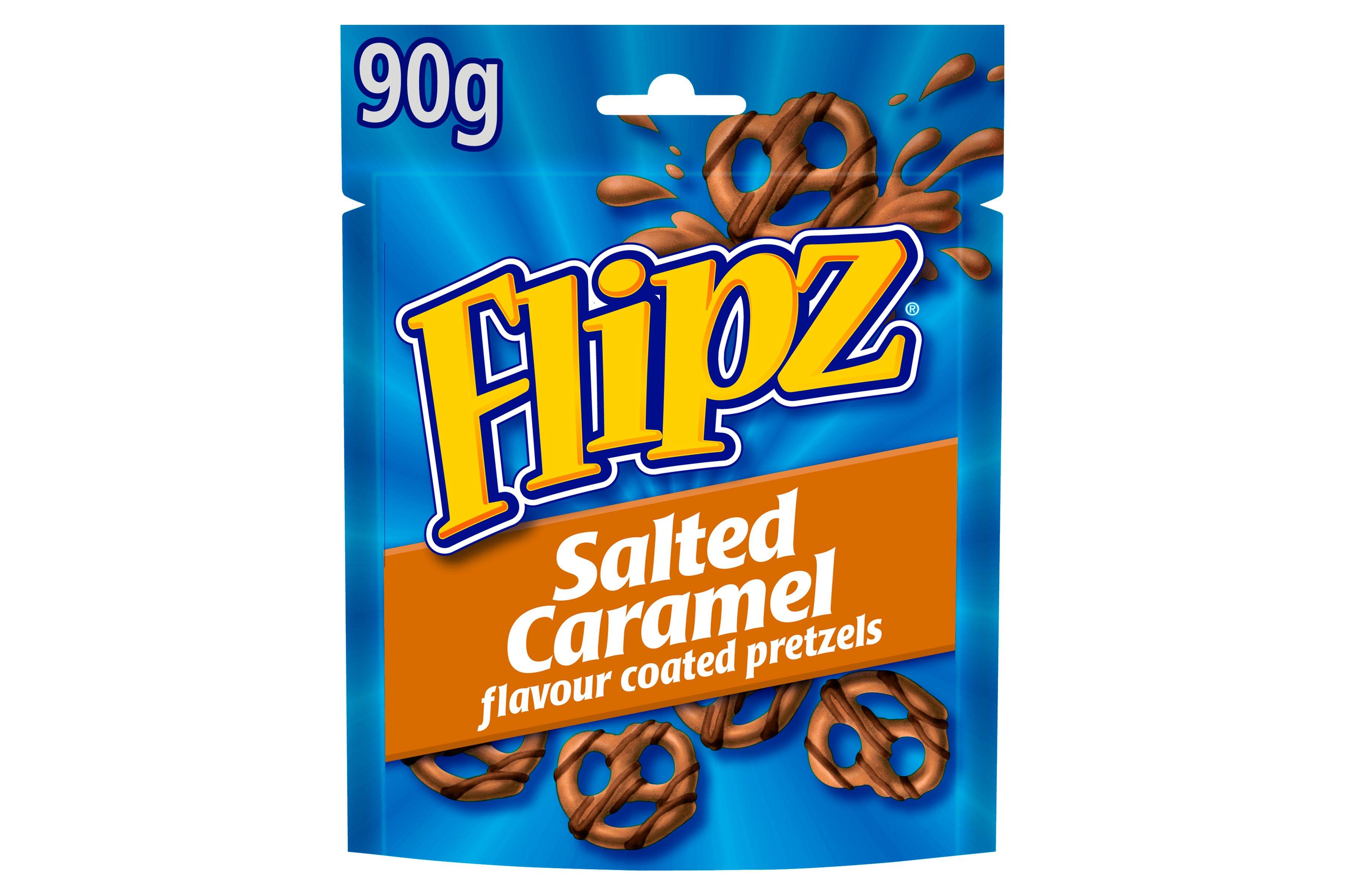 Flipz Salted Caramel Pretzel Snacks 90g
