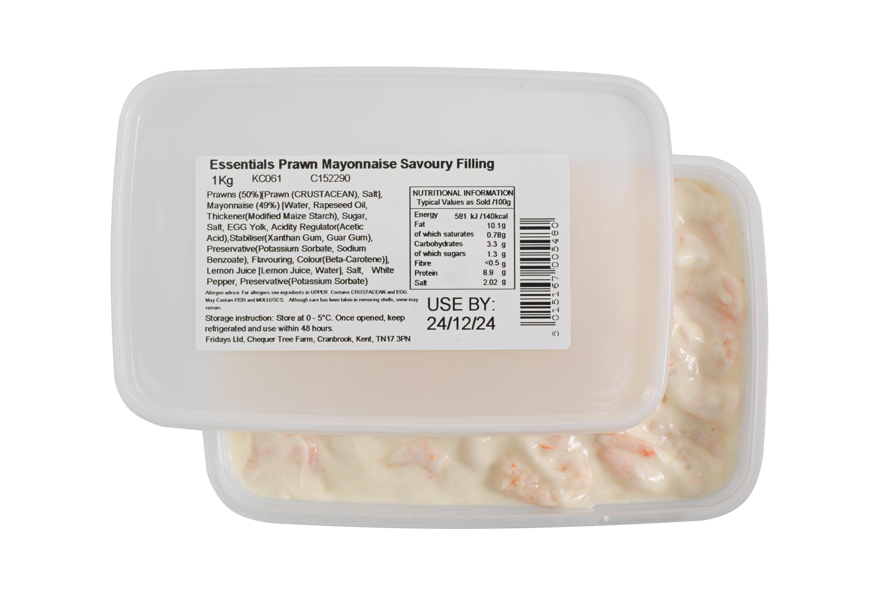 Friday's Essentials Prawn Mayonnaise Savoury Filling