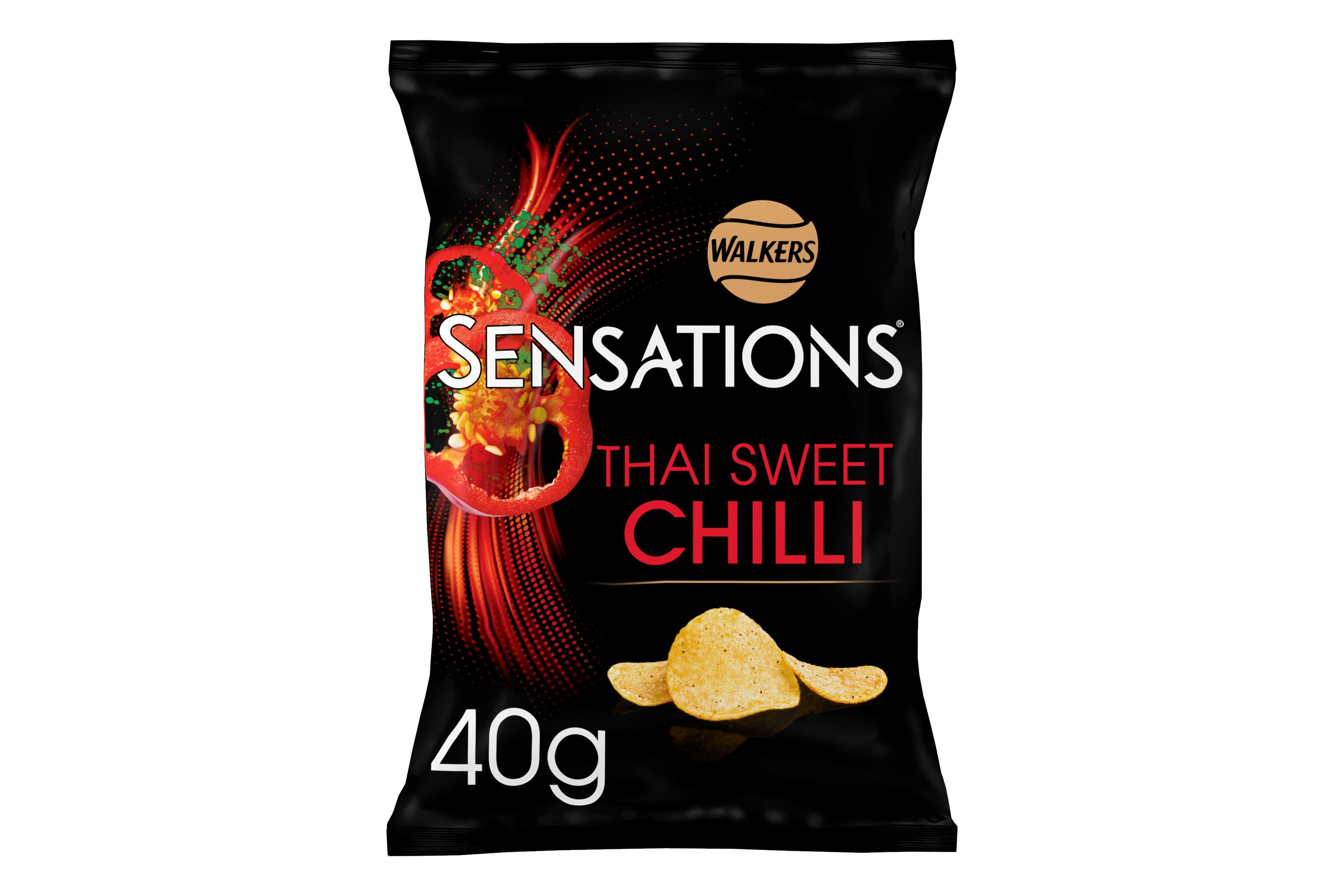 Walkers Sensations Thai Sweet Chilli Crisps 40g