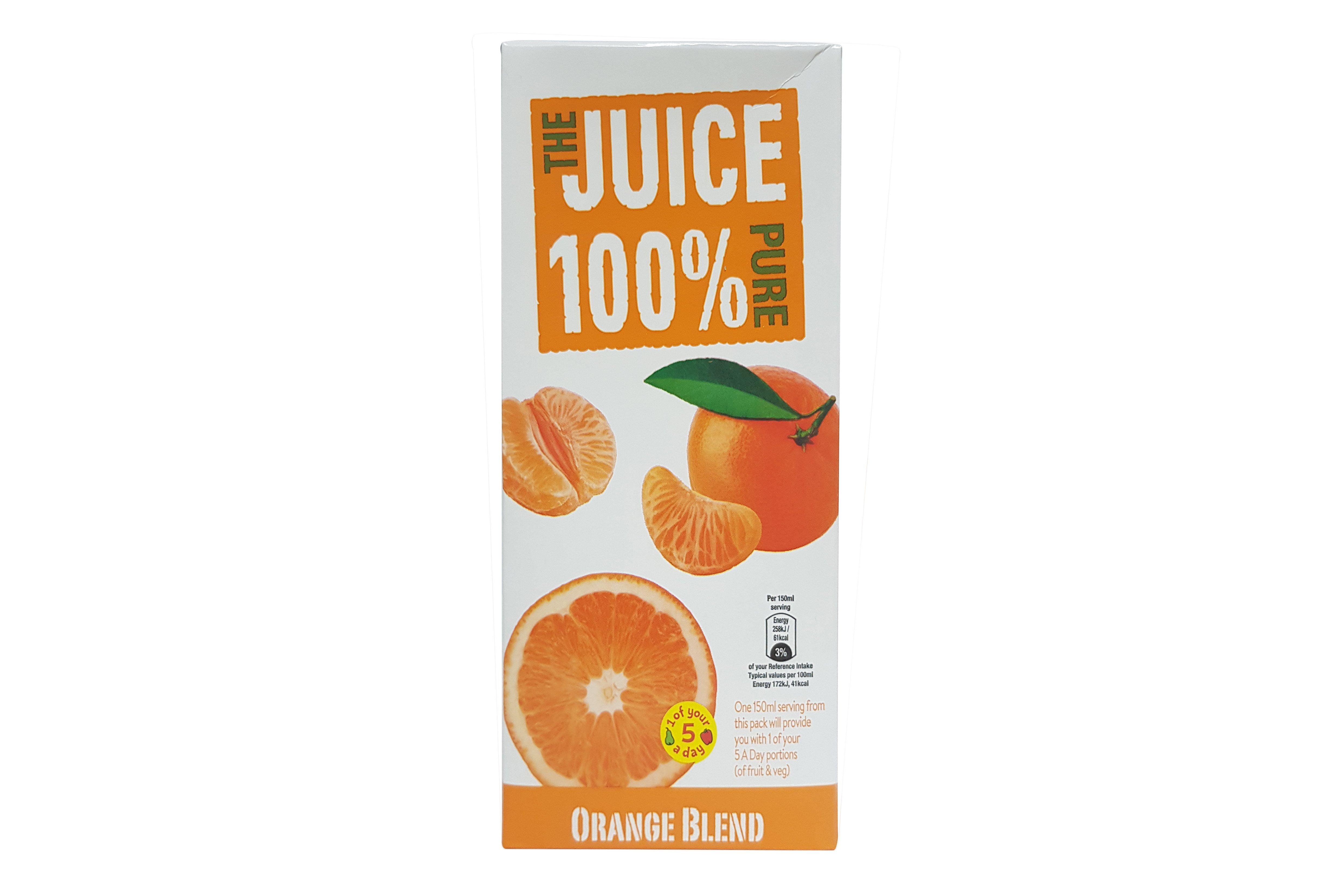 The Juice Orange 100% Juice Blend 12 x 1ltr