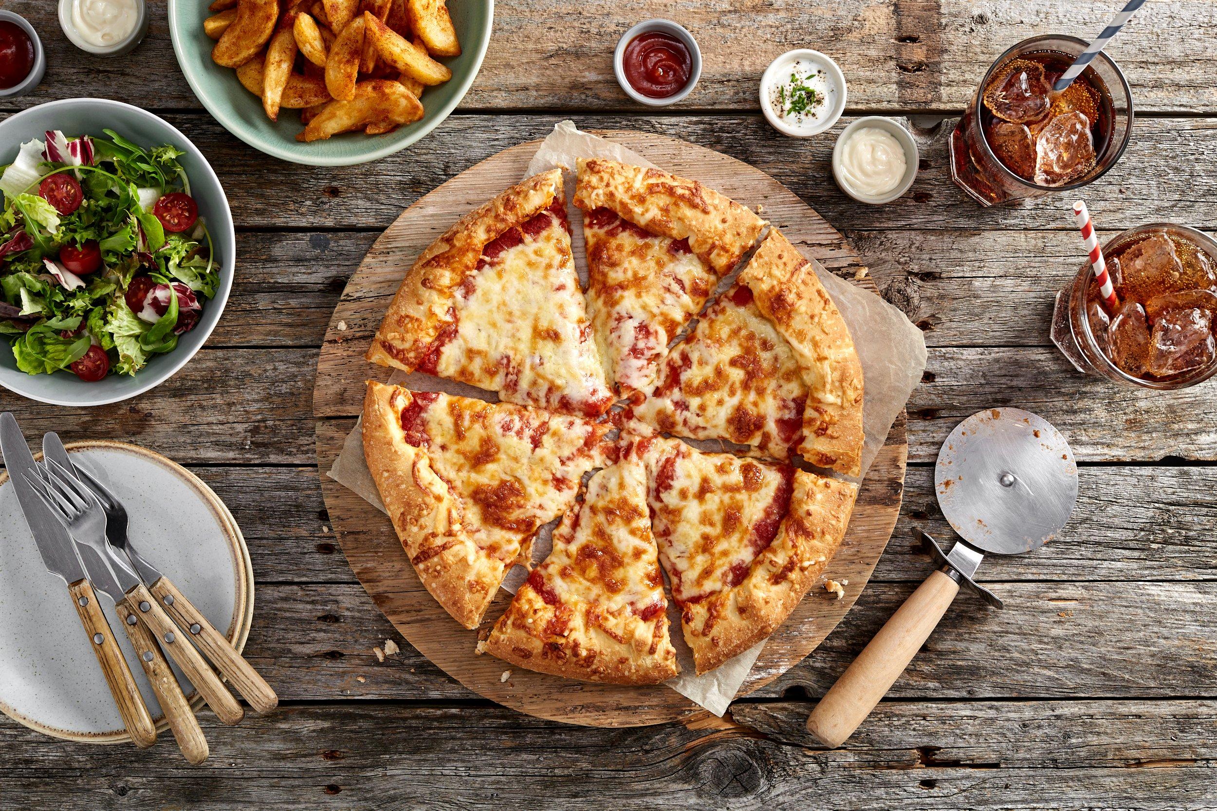 Chicago Town Take Away Stuffed Crust Four Cheese Pizza