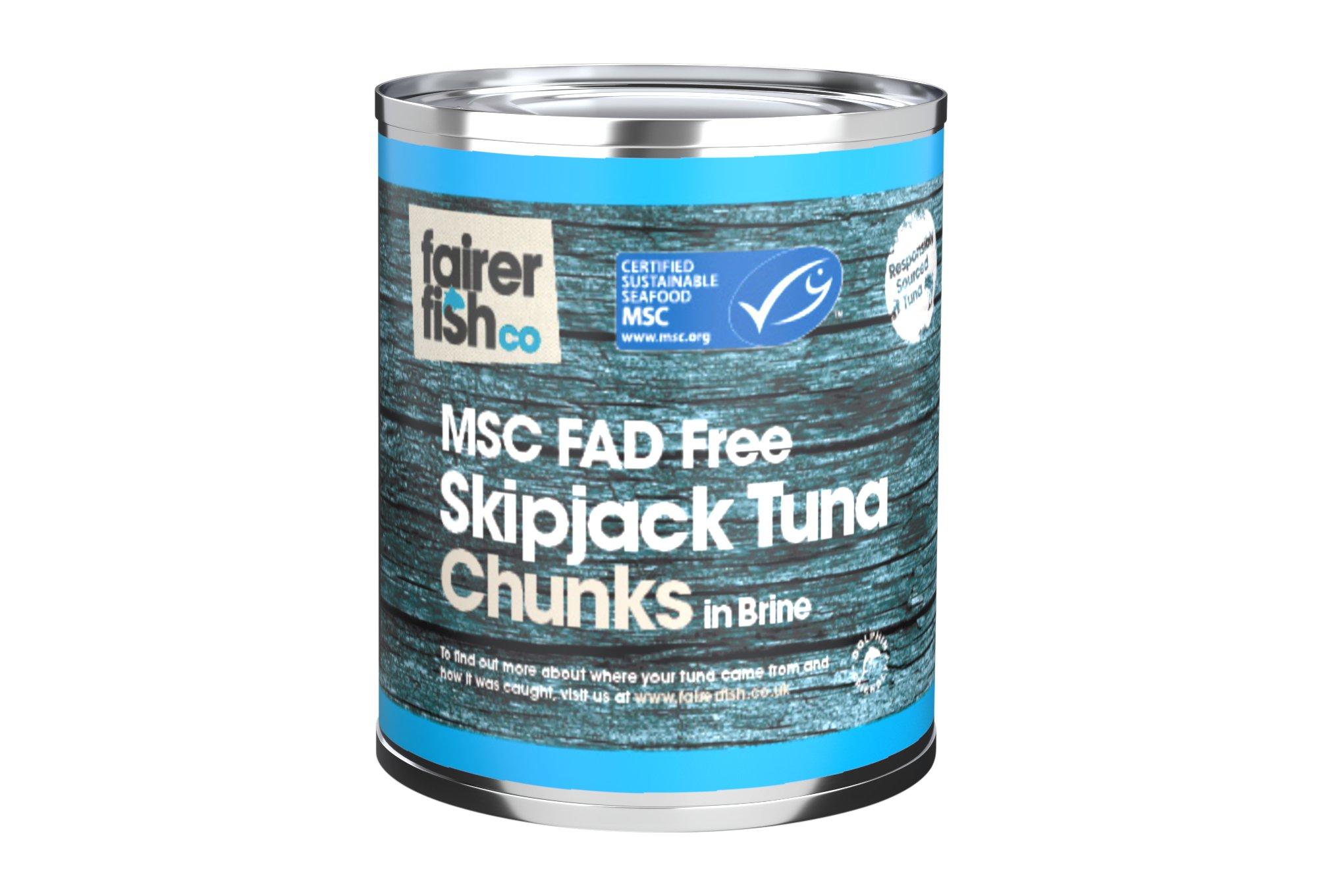 Fairer Fish Co MSC Certified Skipjack Tuna in Brine