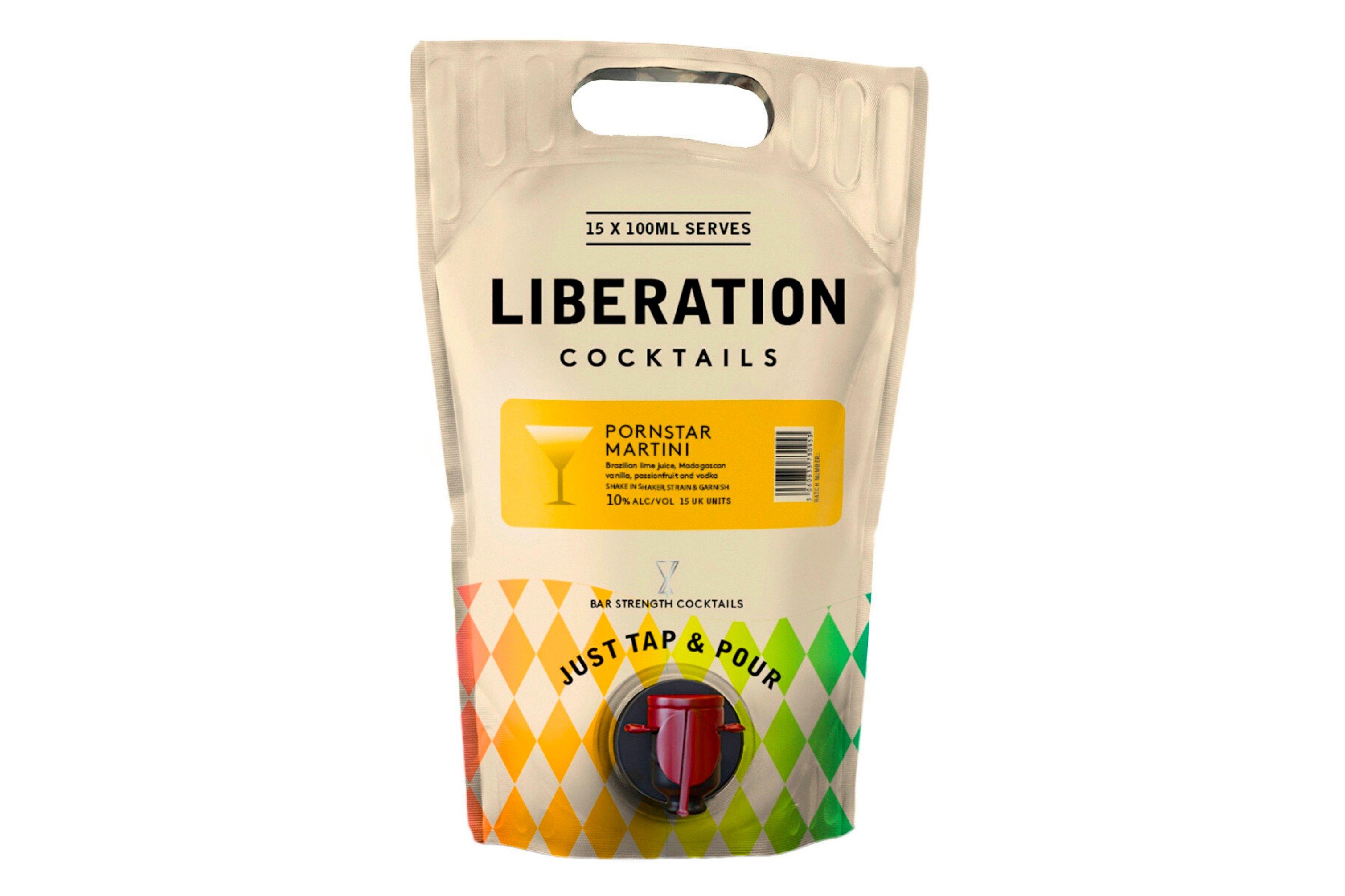 Liberation Pornstar Martini Cocktail Pouch 10% ABV