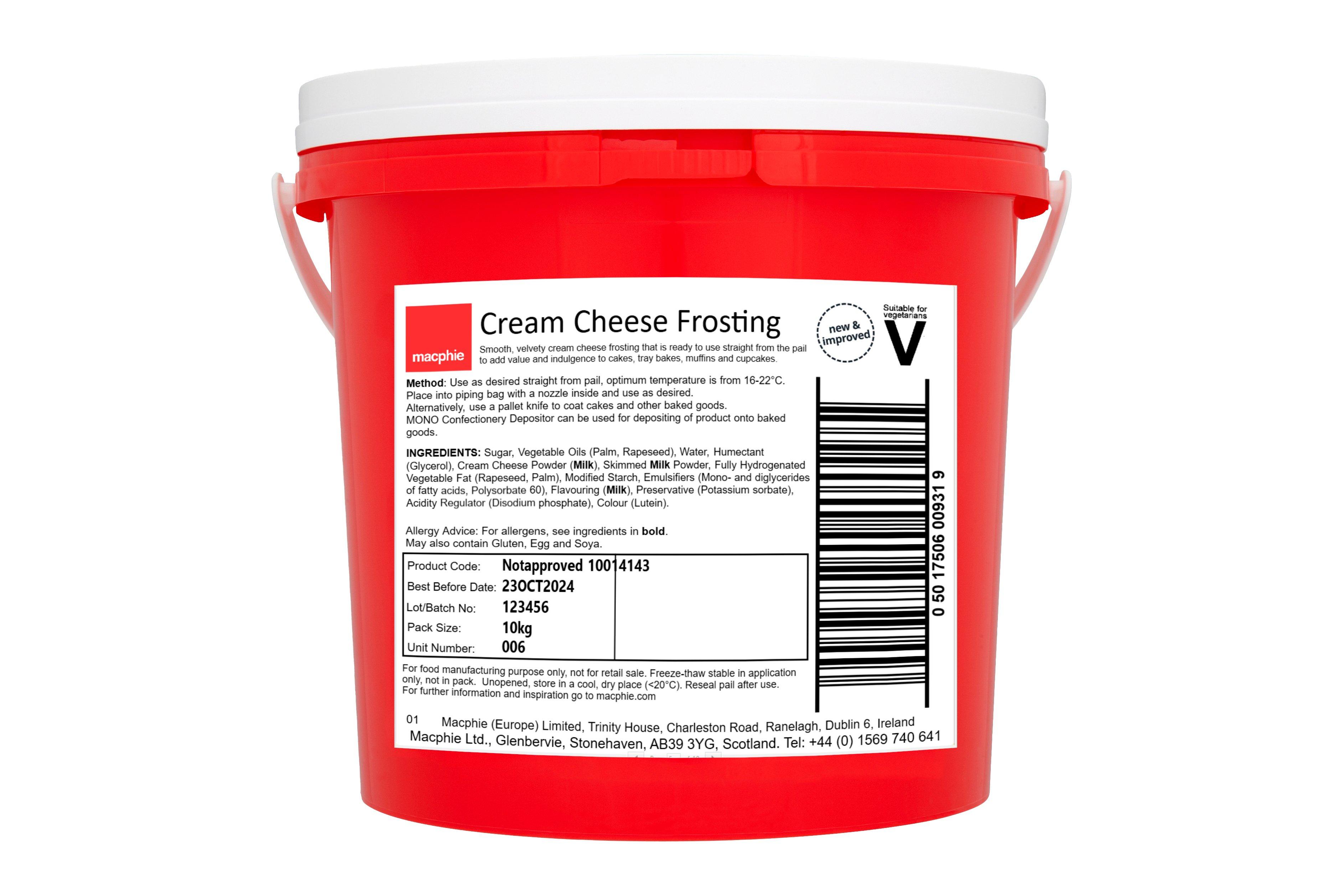 Macphie Cream Cheese Frosting