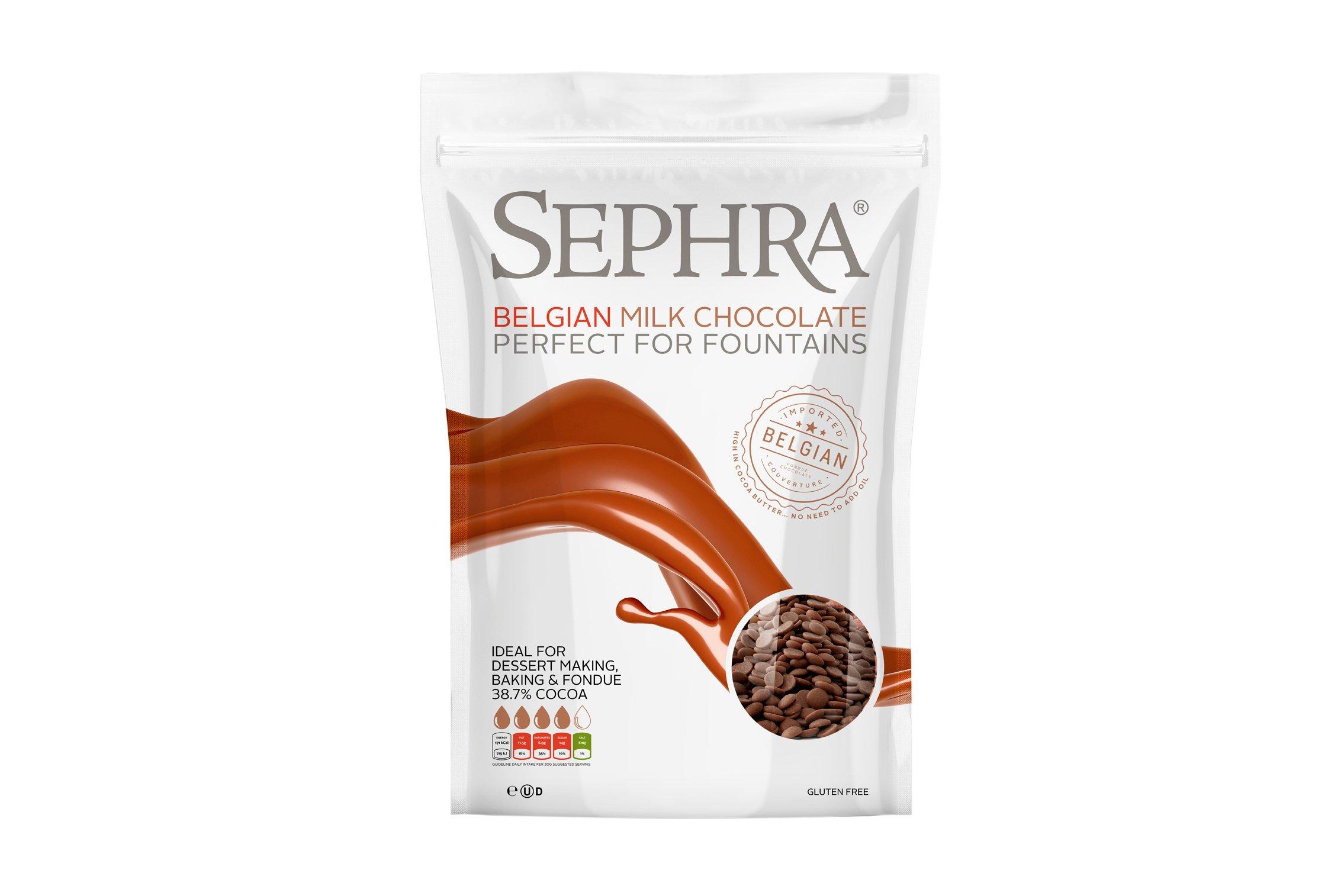 Sephra Belgian Milk Couverture Chocolate 2.5kg
