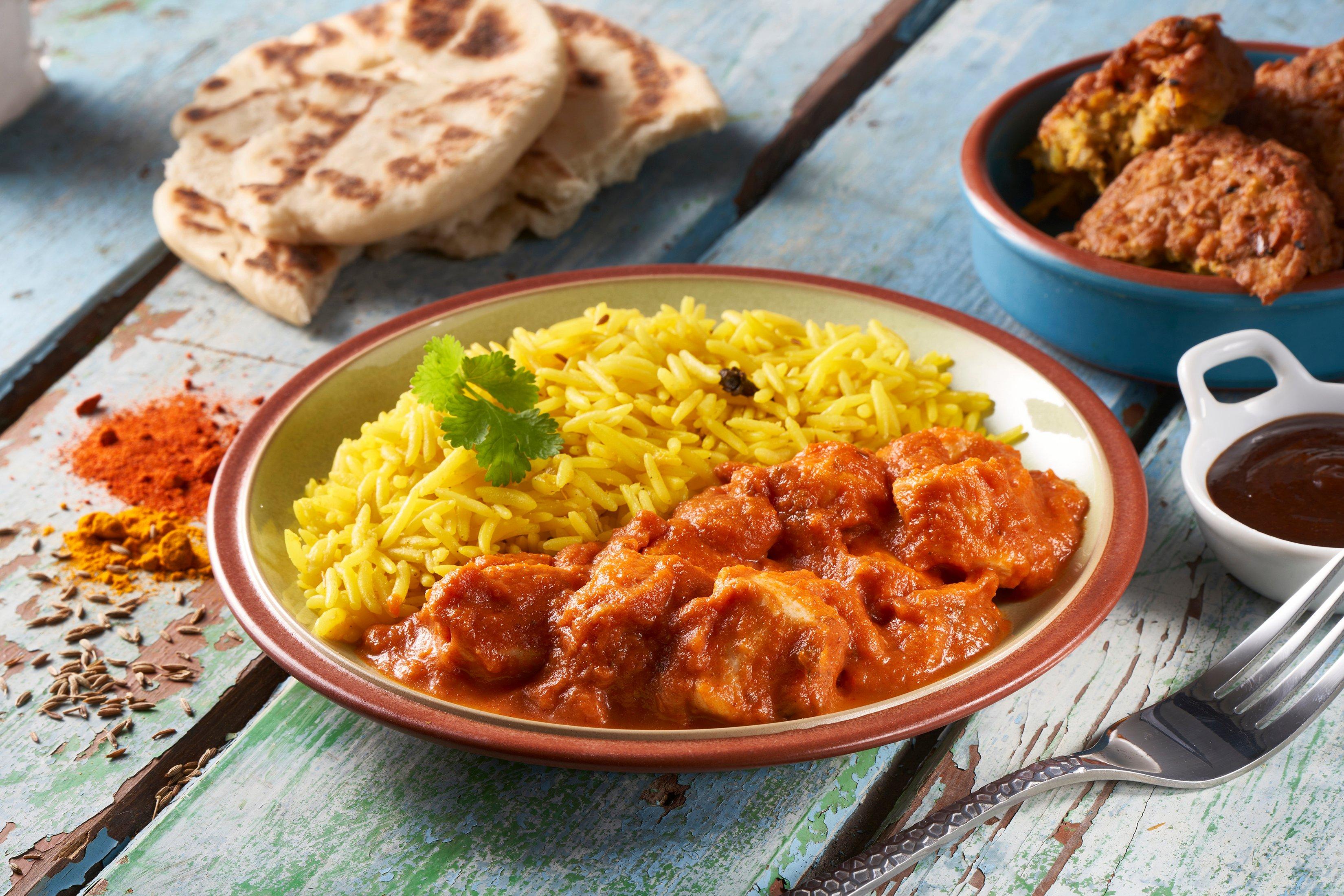 Gazebo Butter Chicken With Pilau Rice Meal With Spork 350G