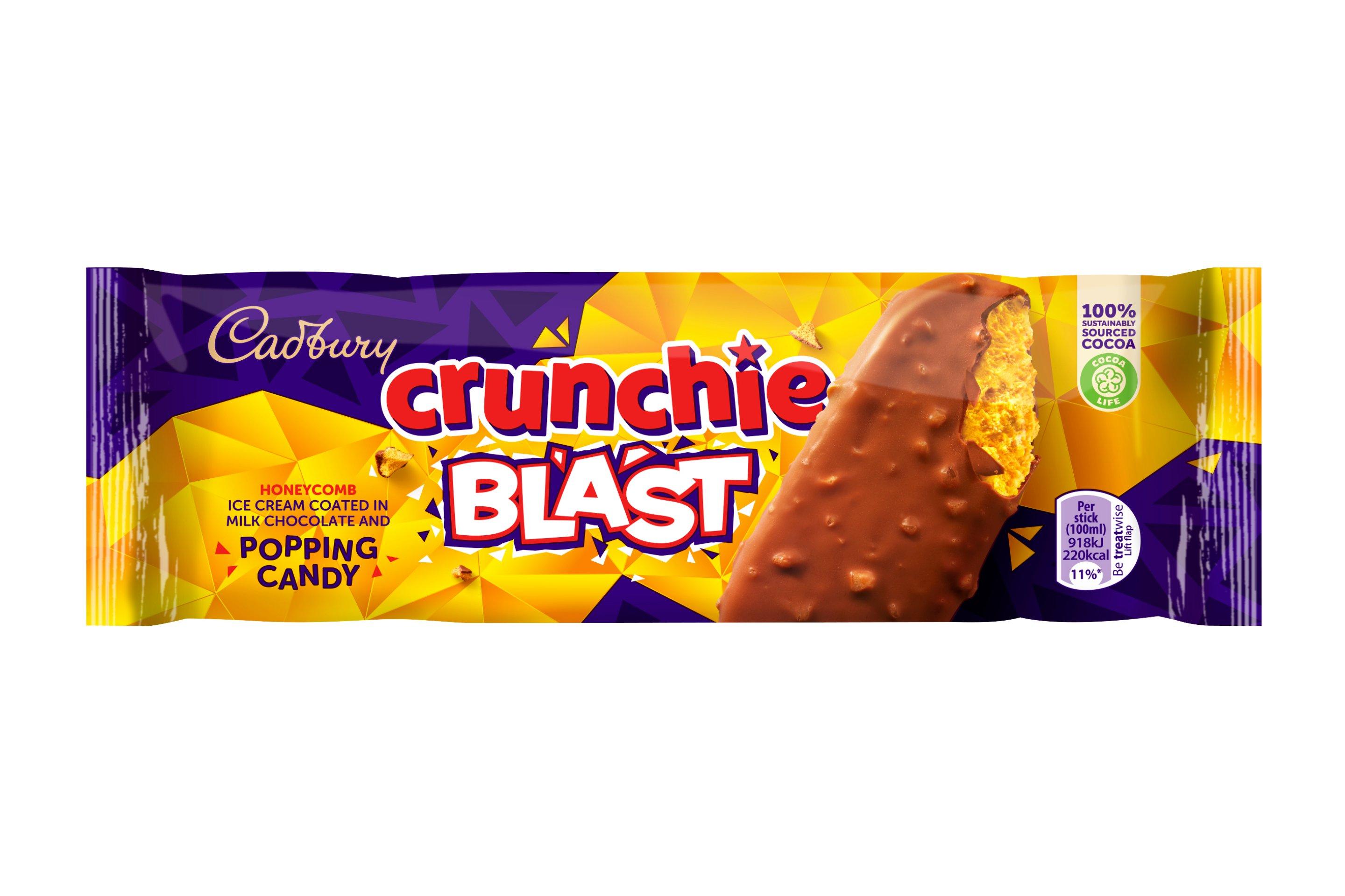 Cadbury Crunchie Blast Ice Cream Stick