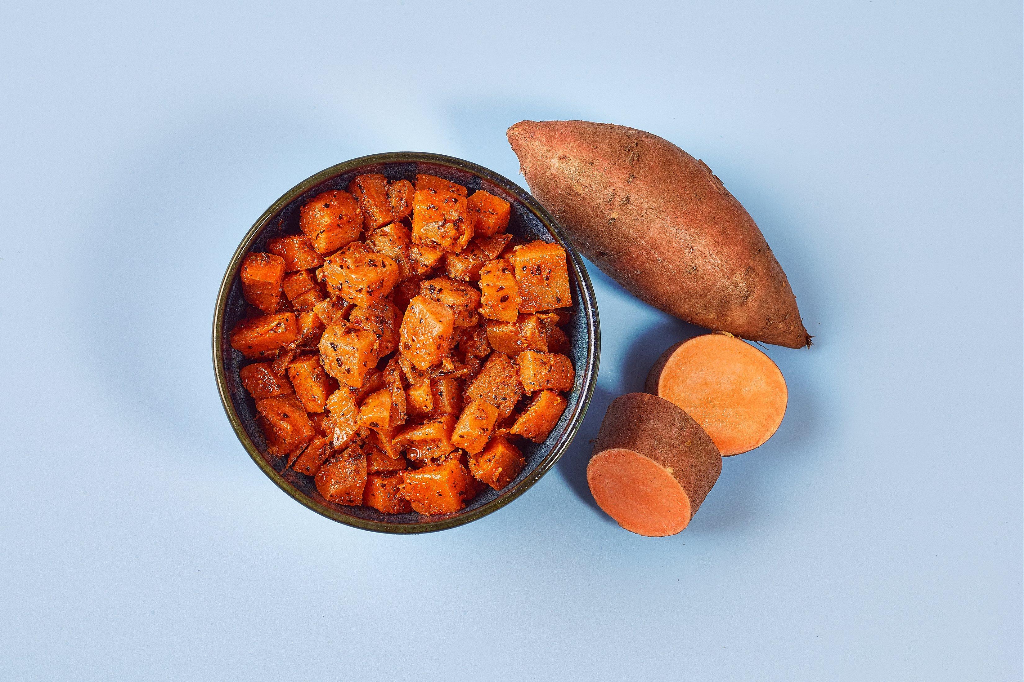 Diced Cajun Sweet Potato