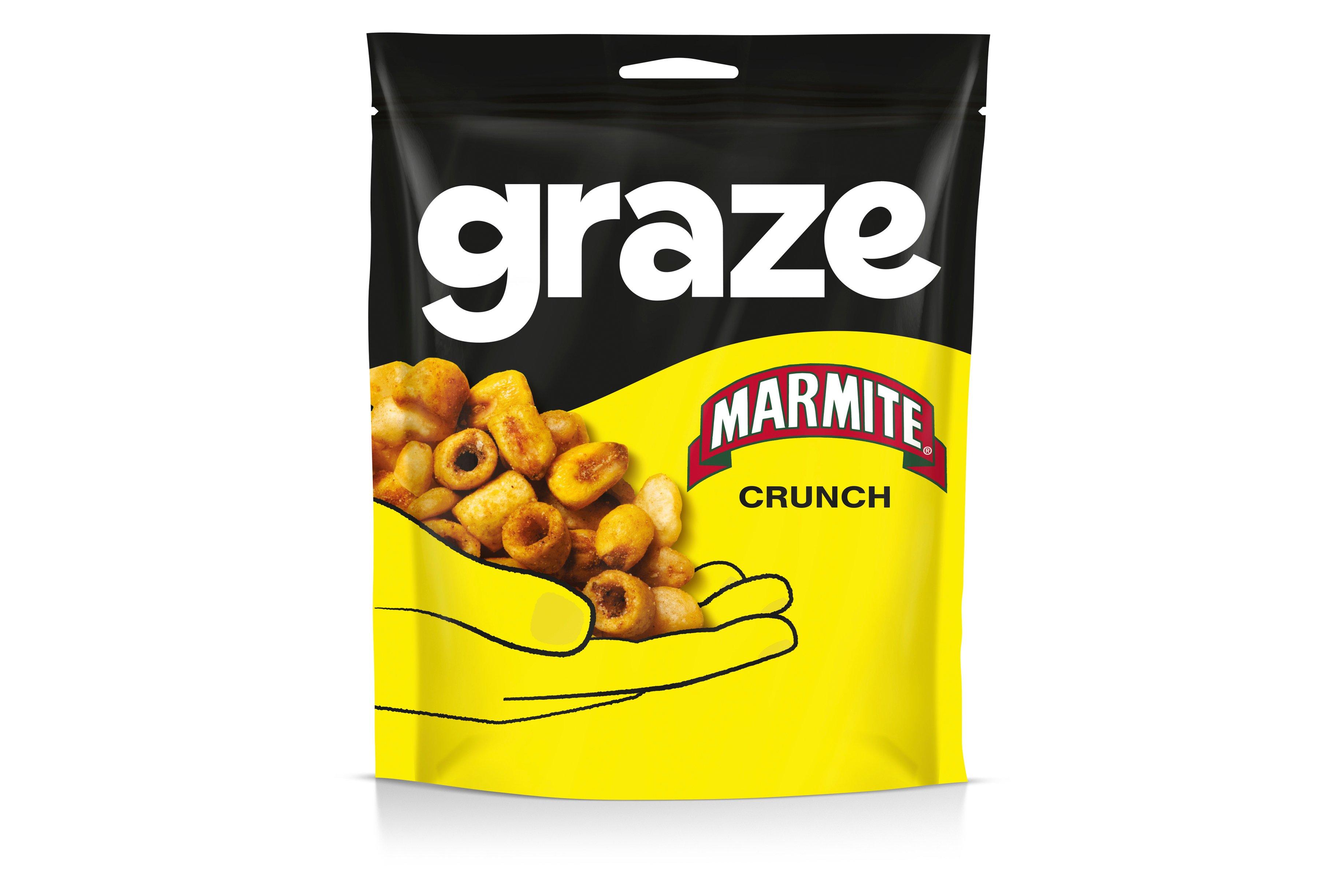 Graze Marmite Crunch Sharing Bag 100g